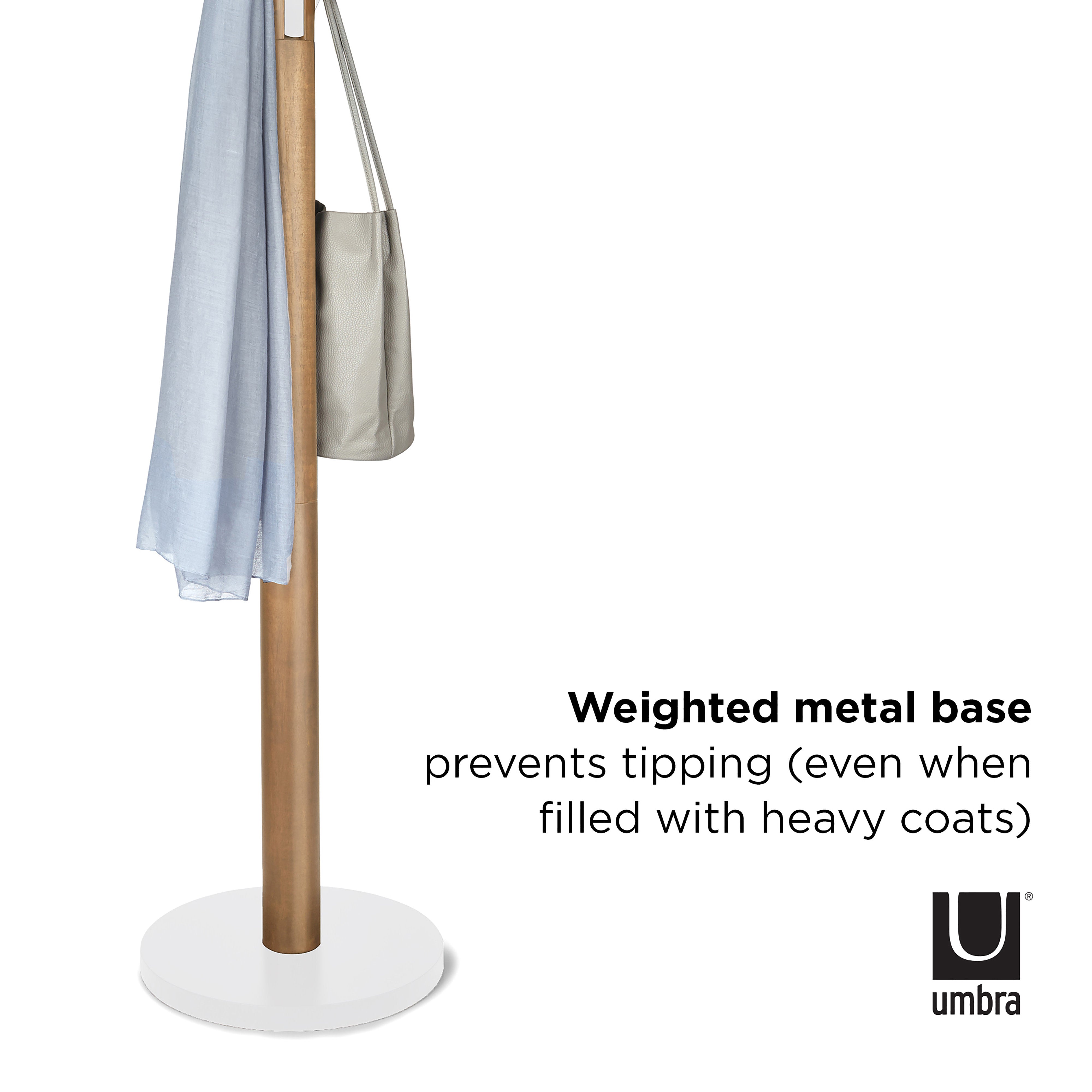 Umbra Flapper Coat Rack White