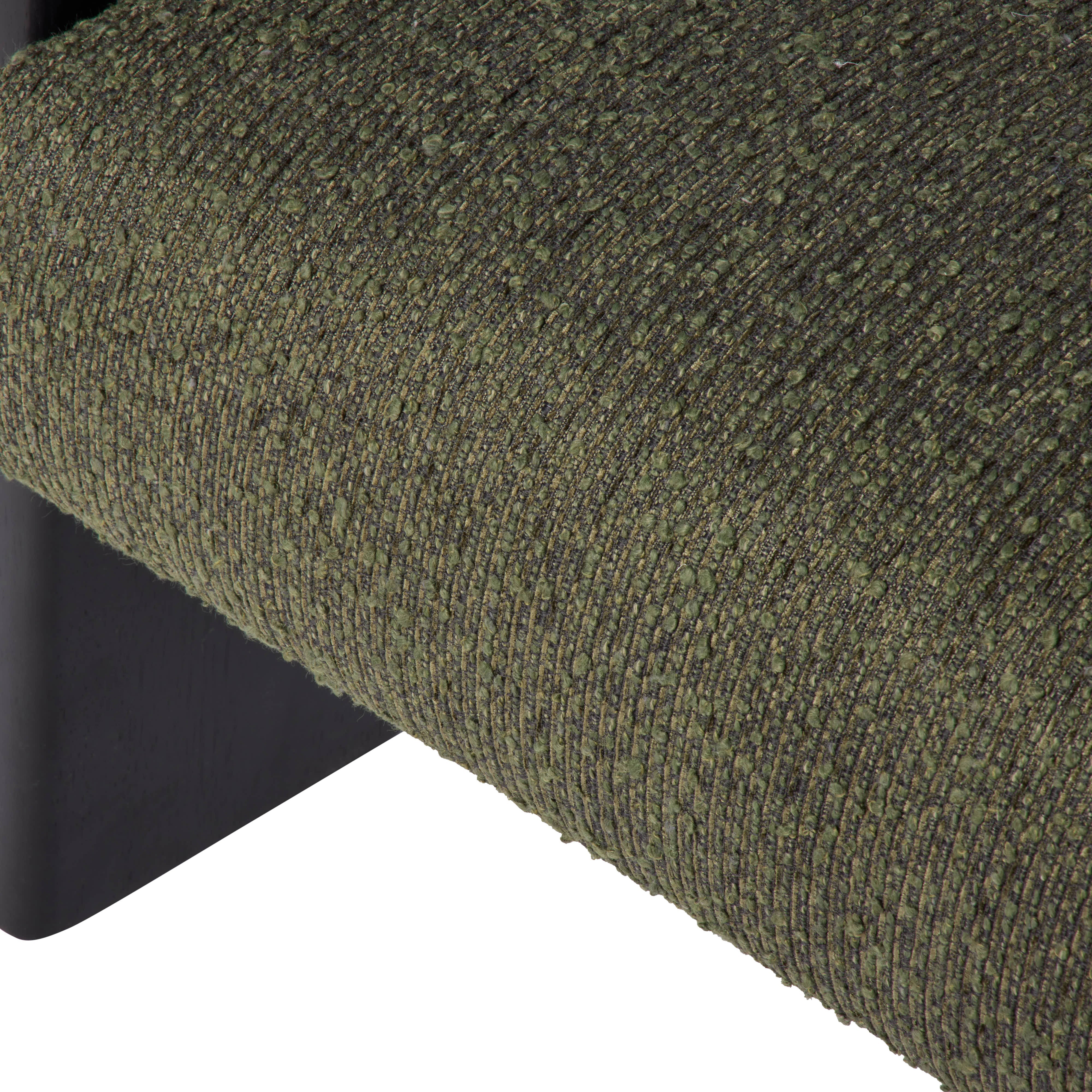 Amalfi Ollie Armchair Green & Black