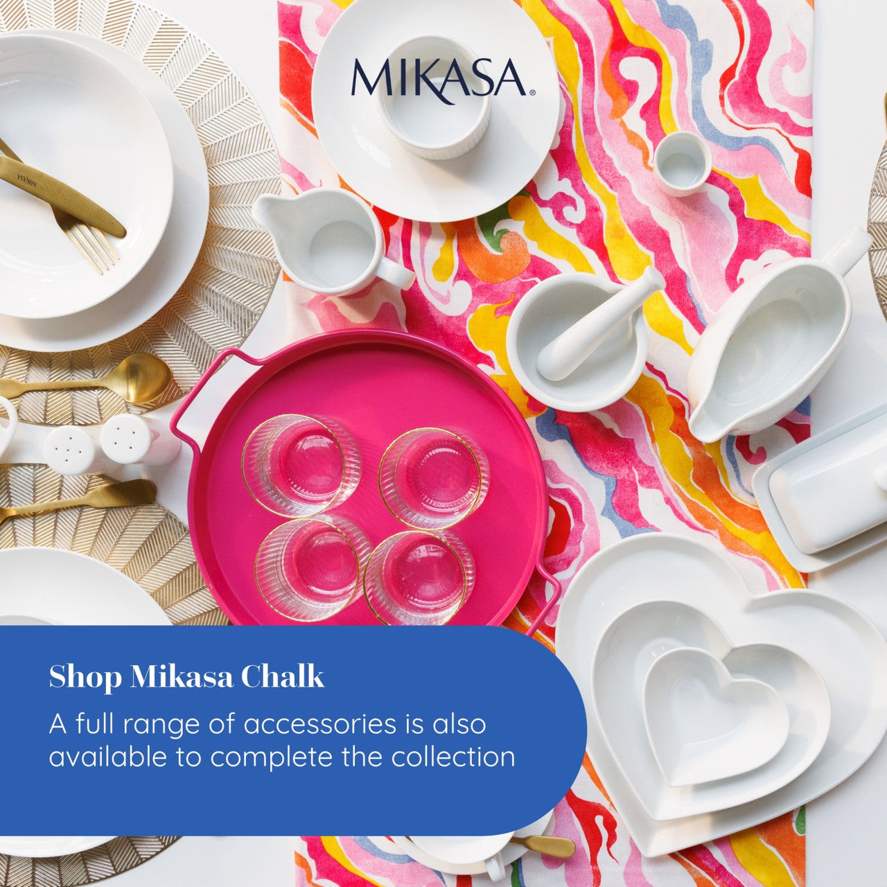Mikasa Chalk Porcelain Tea Cup & Saucer Set 2 Piece 220ml (White)