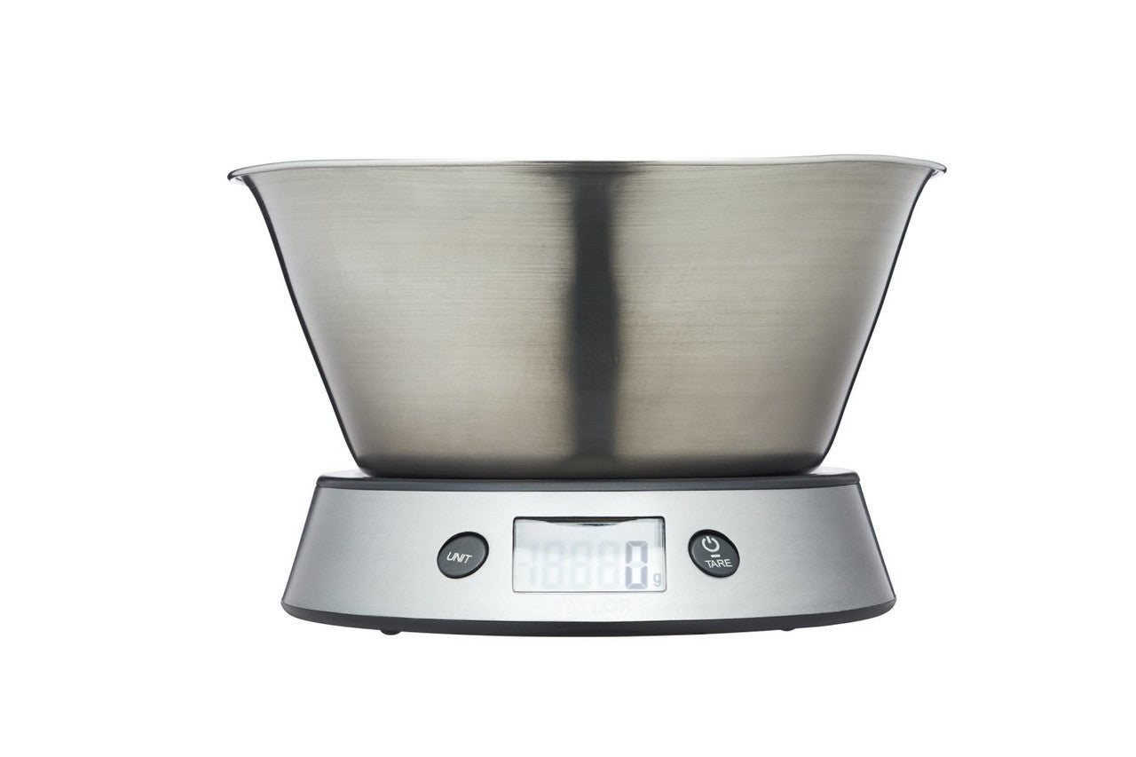 Taylor Pro Digital Kitchen Scale with Weighing Bowl 5kg