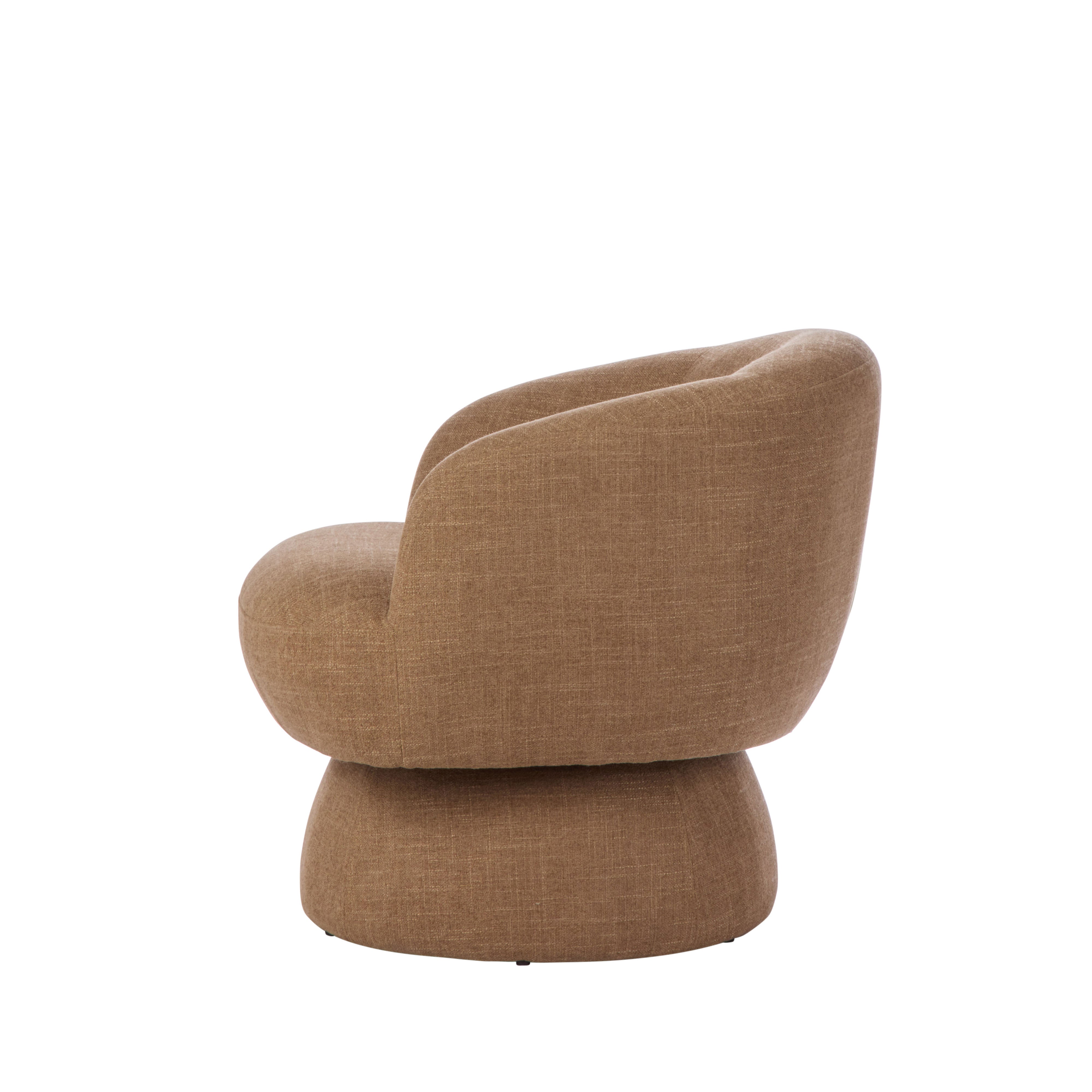 Amalfi Rune Swivel Armchair Camel