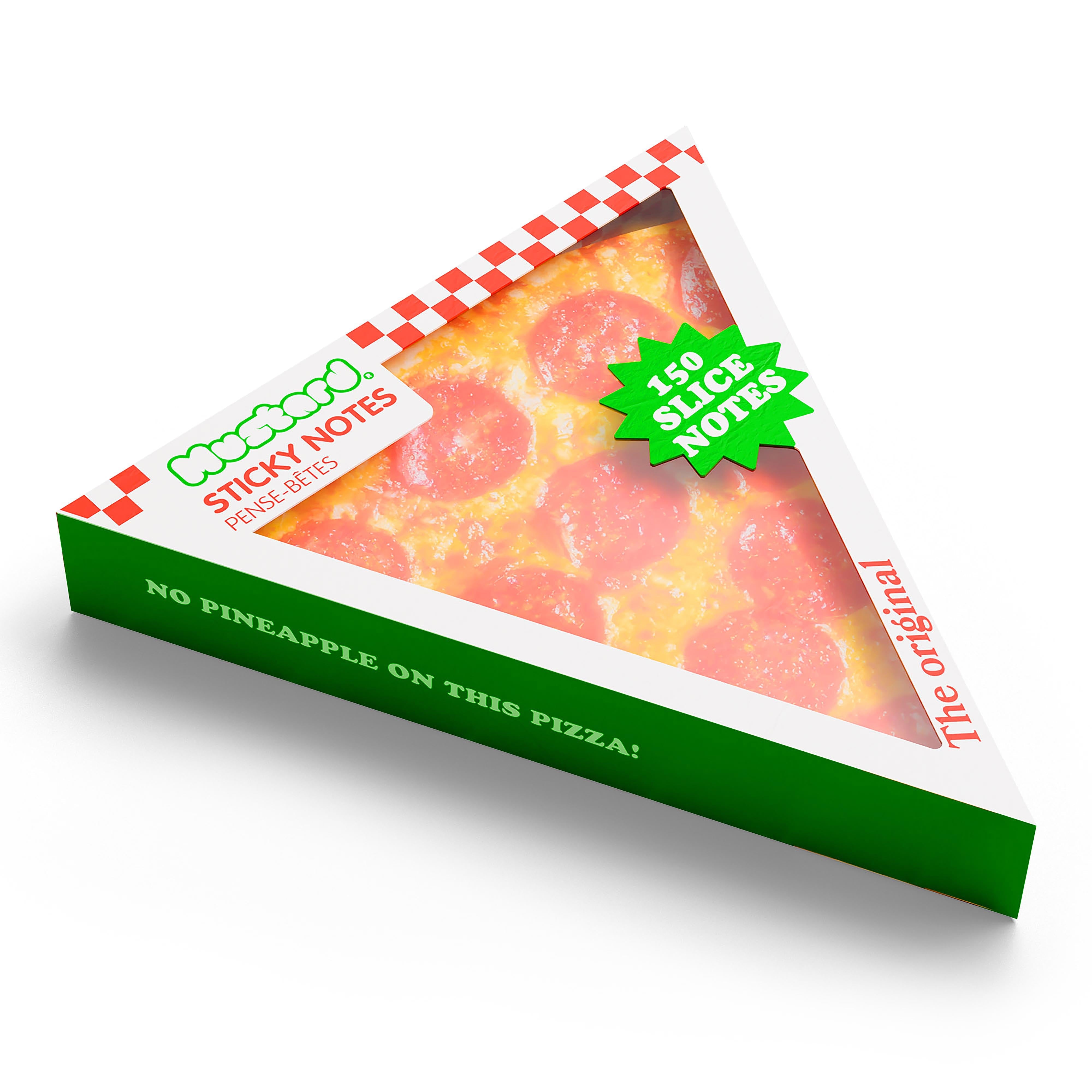 Mustard Pizza Sticky Notes