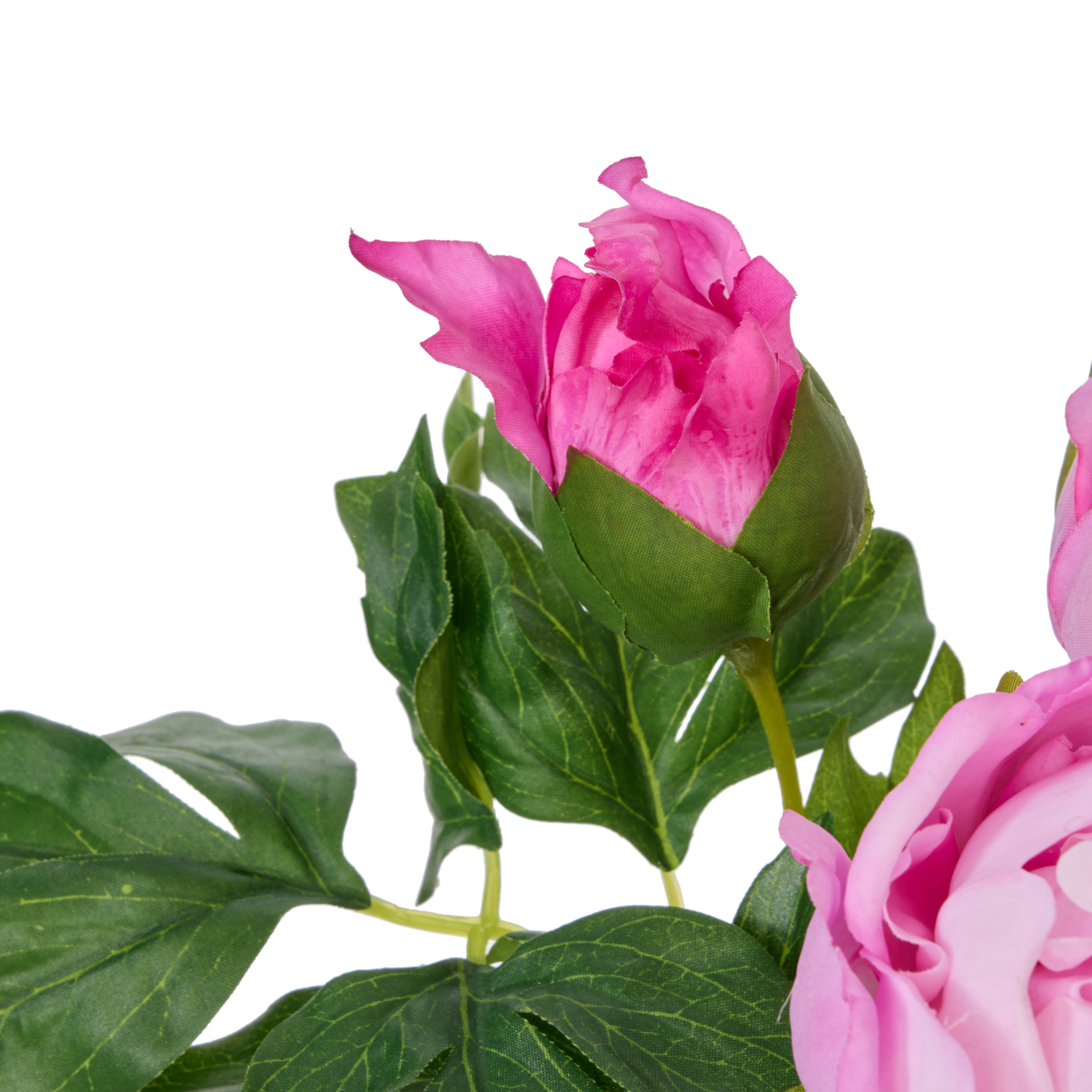 Rogue Peony Real Touch Sphere Vase Pink & Purple