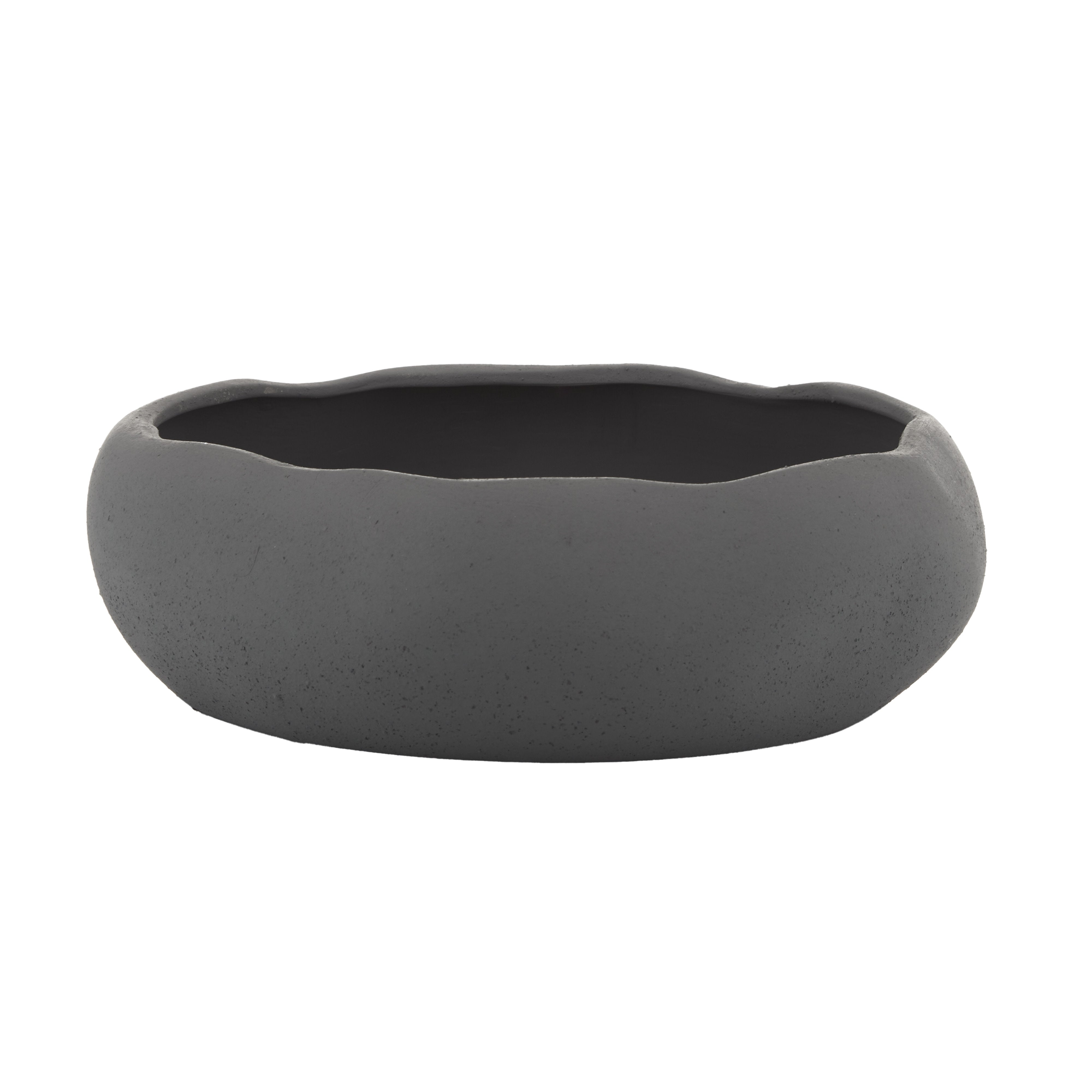 Rogue Lyon Organic Bowl Planter Charcoal