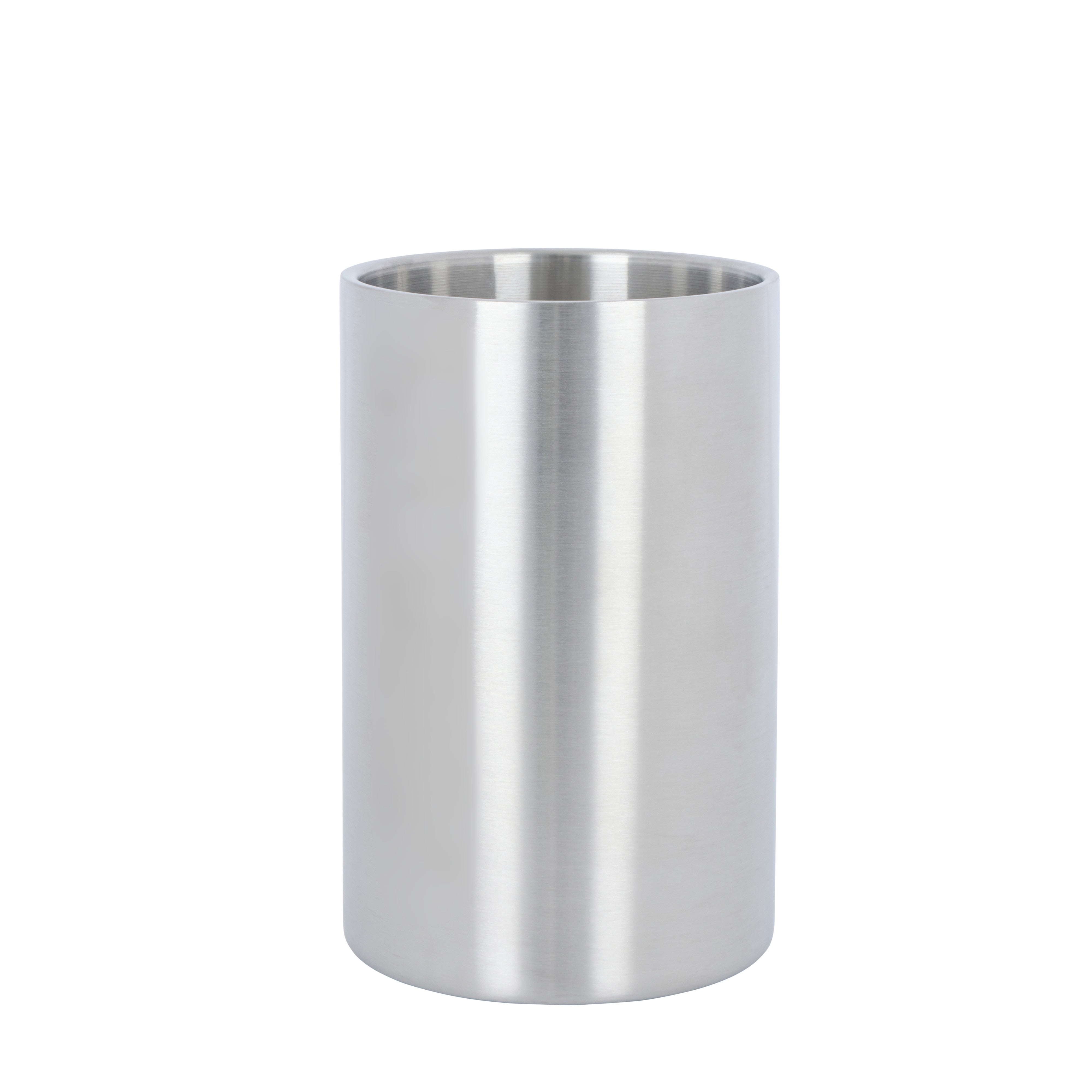 Davis & Waddell Brooklyn Stainless Steel Double Wall Wine Cooler Silver