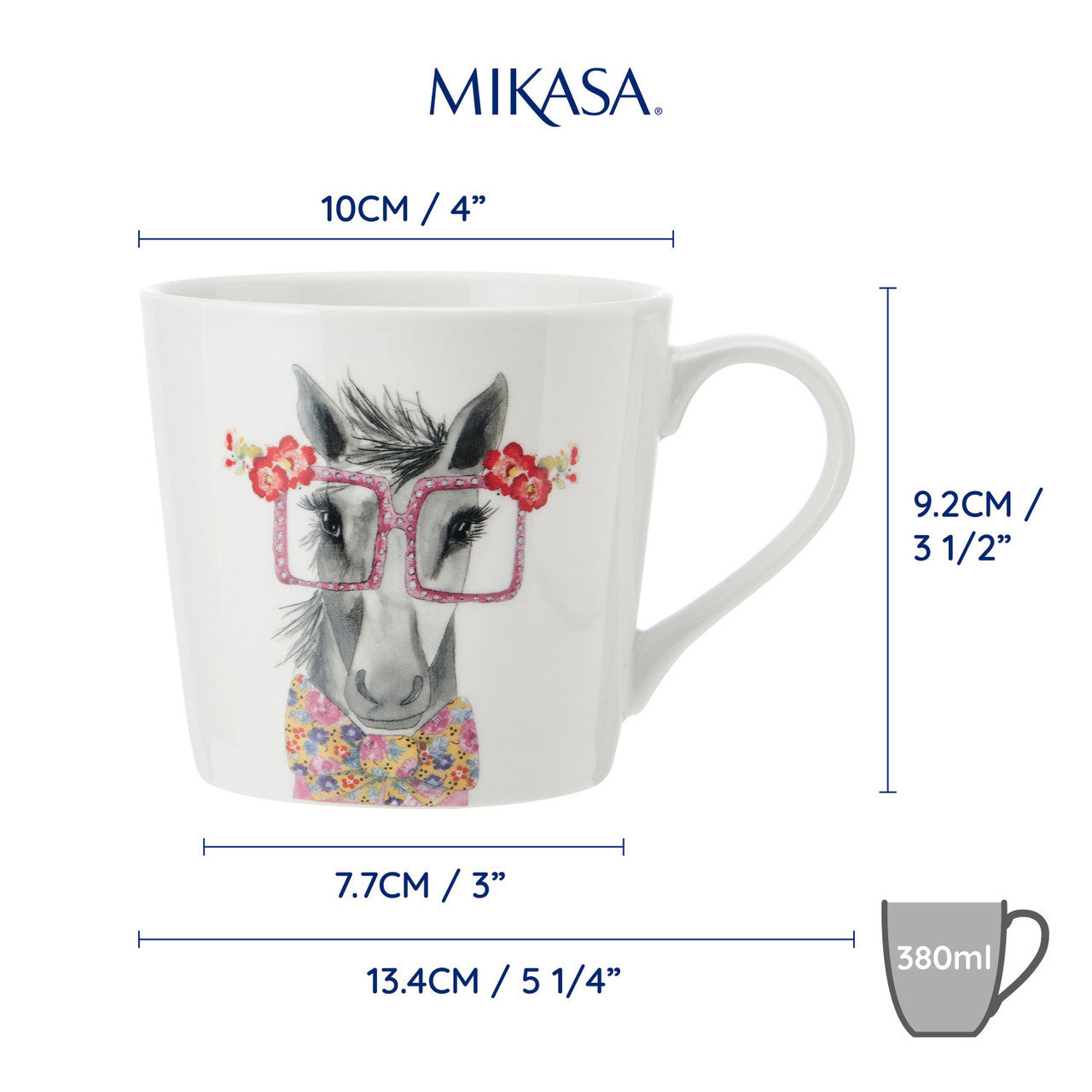 Mikasa x Tipperleyhill Fine China Mug 380ml (Horse)
