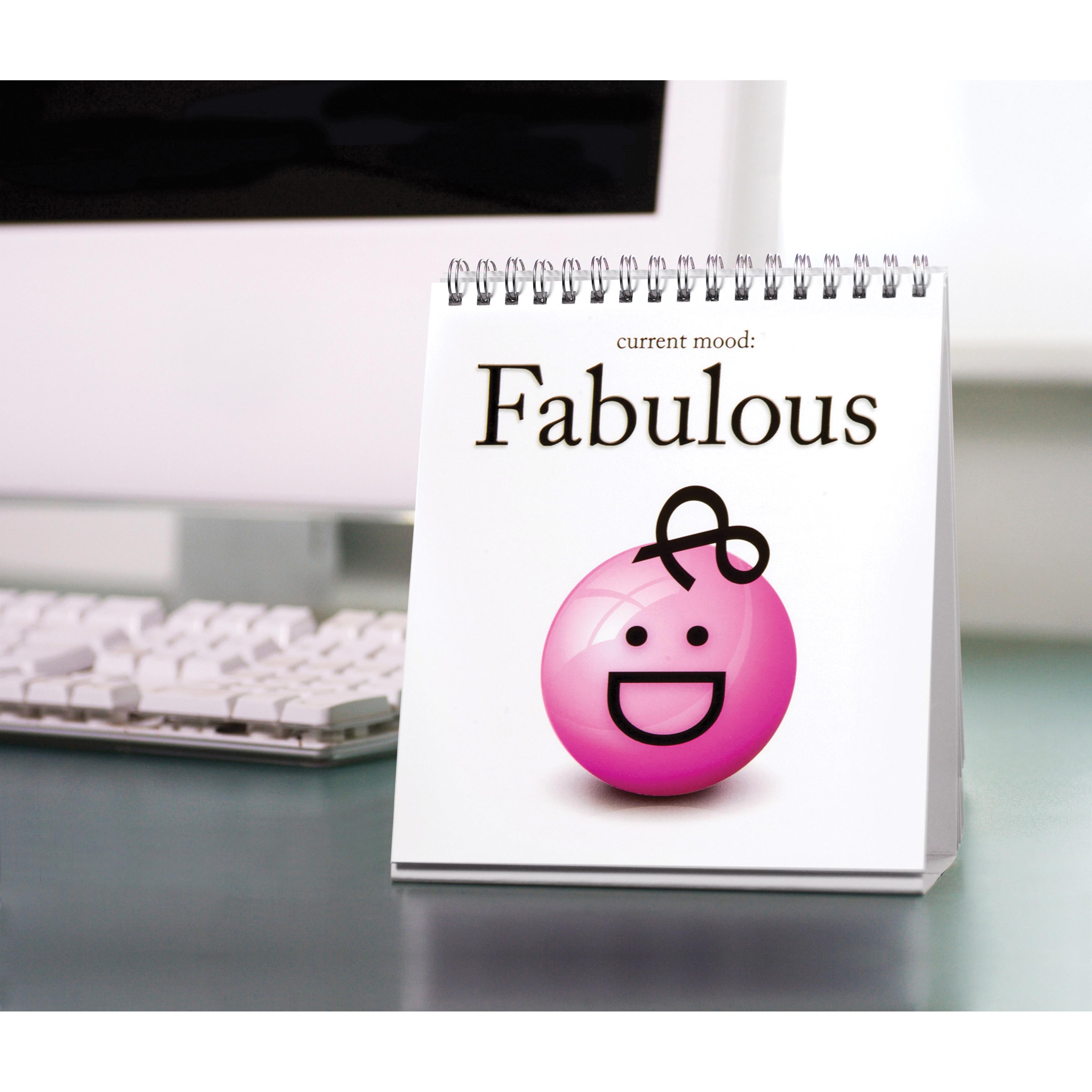 Fred The Daily Mood Desktop Flip Book Multi-Coloured