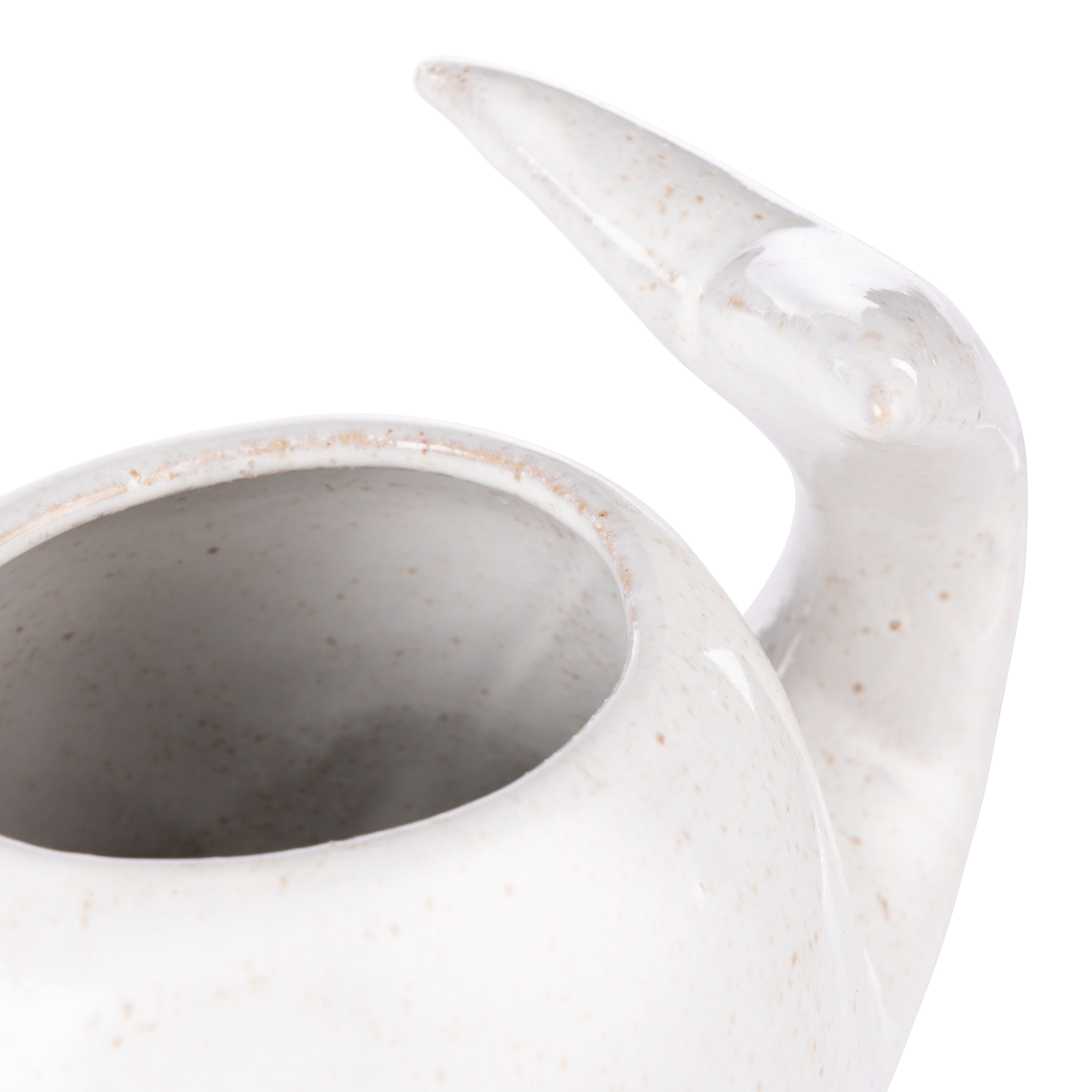 Emporium Whale Pot Reactive White
