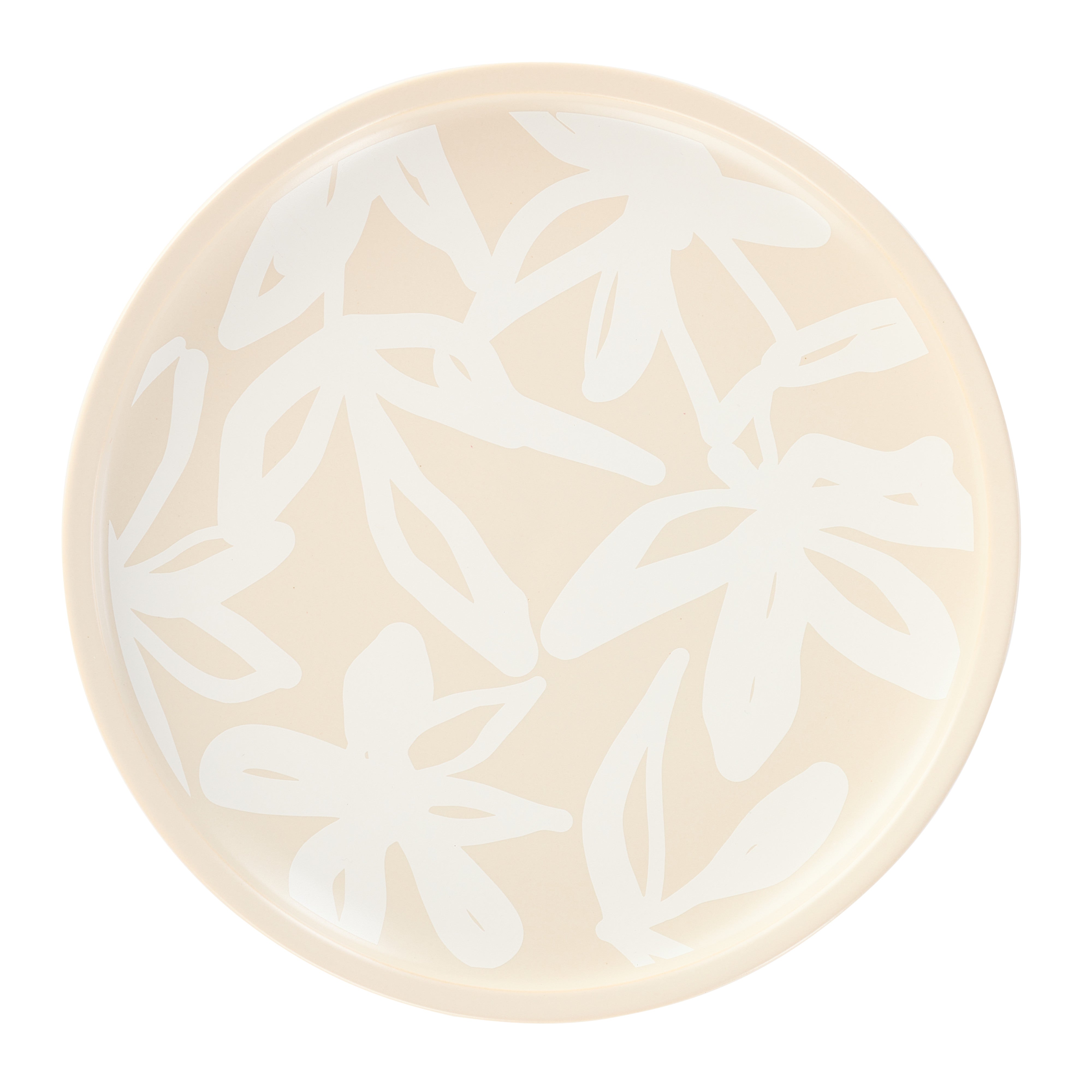 Leaf & Bean Freya Mug & Side Plate 2 Piece Set Oat & White