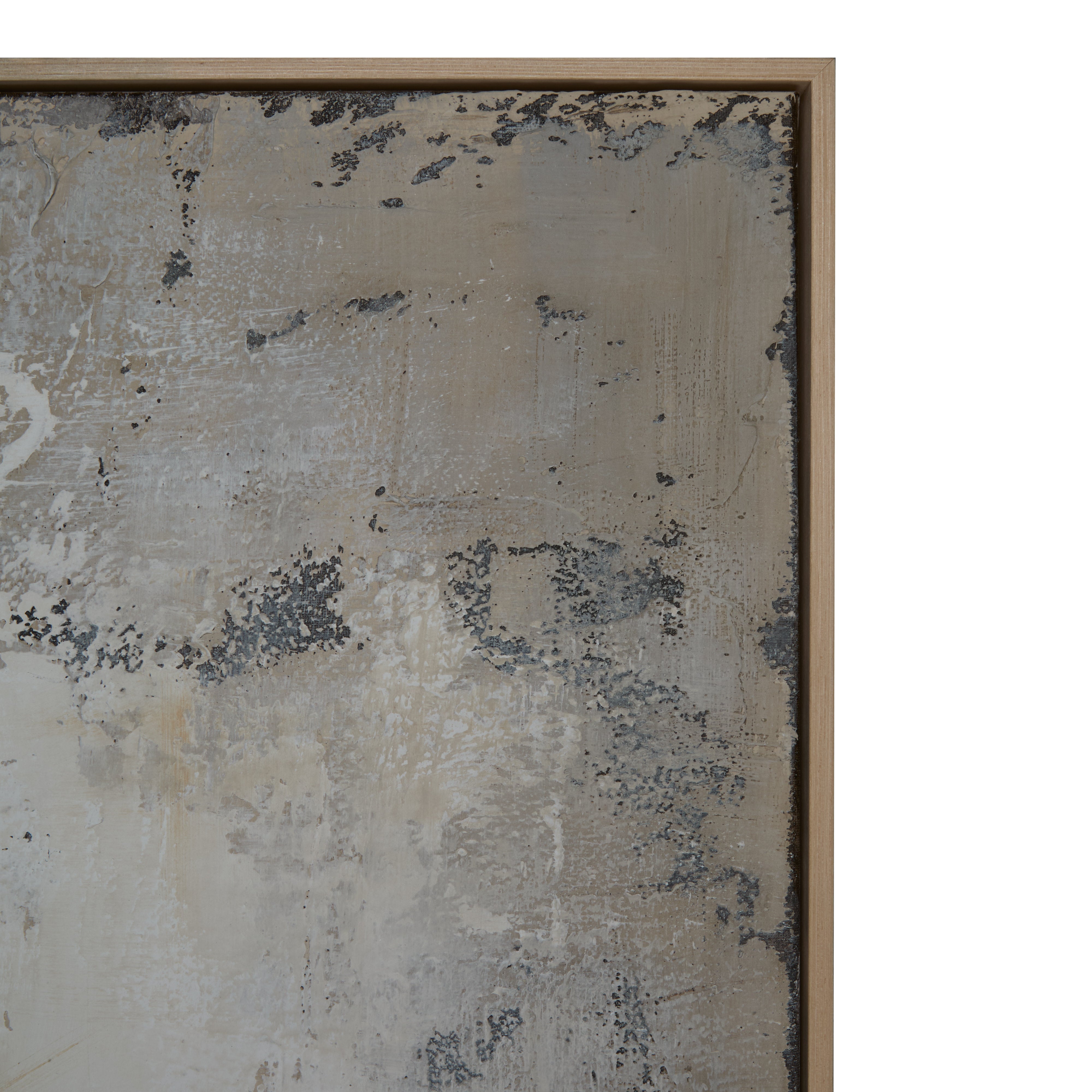 Grand Designs Griffin Oversized Hand Painted Wall Art Grey