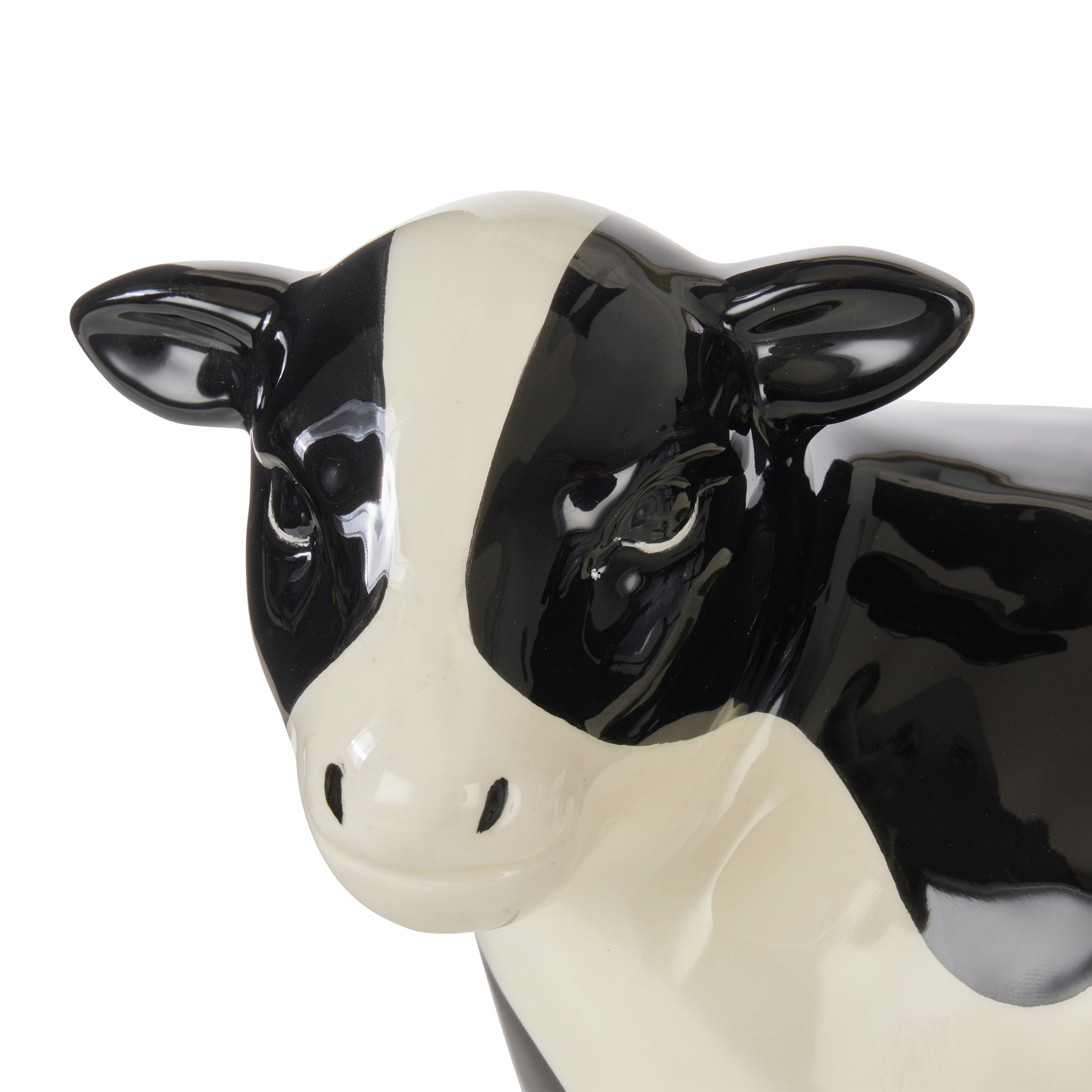 Davis & Waddell Homestead Friesian Storage Jar Black & White