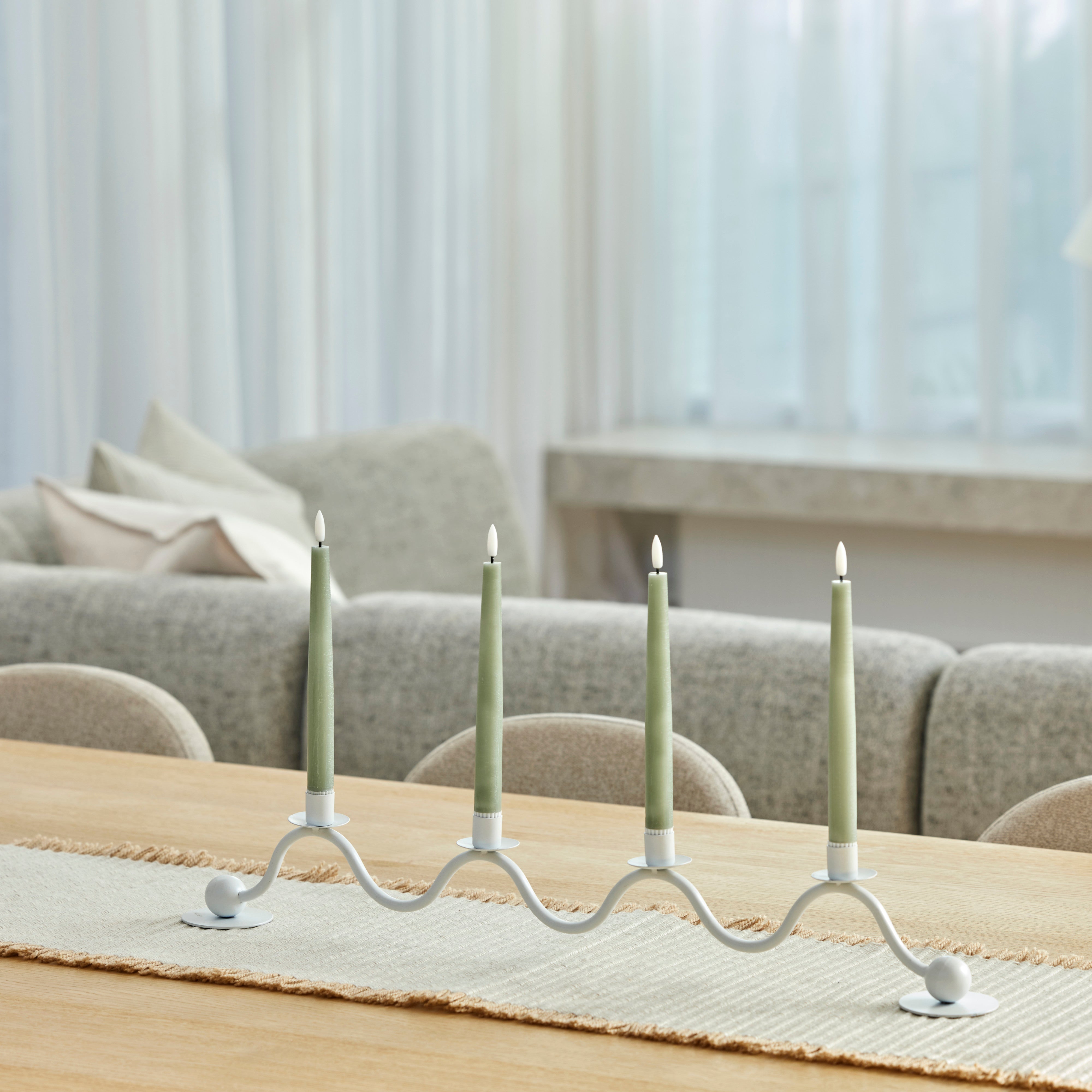 Amalfi Rexley Candle Holder White