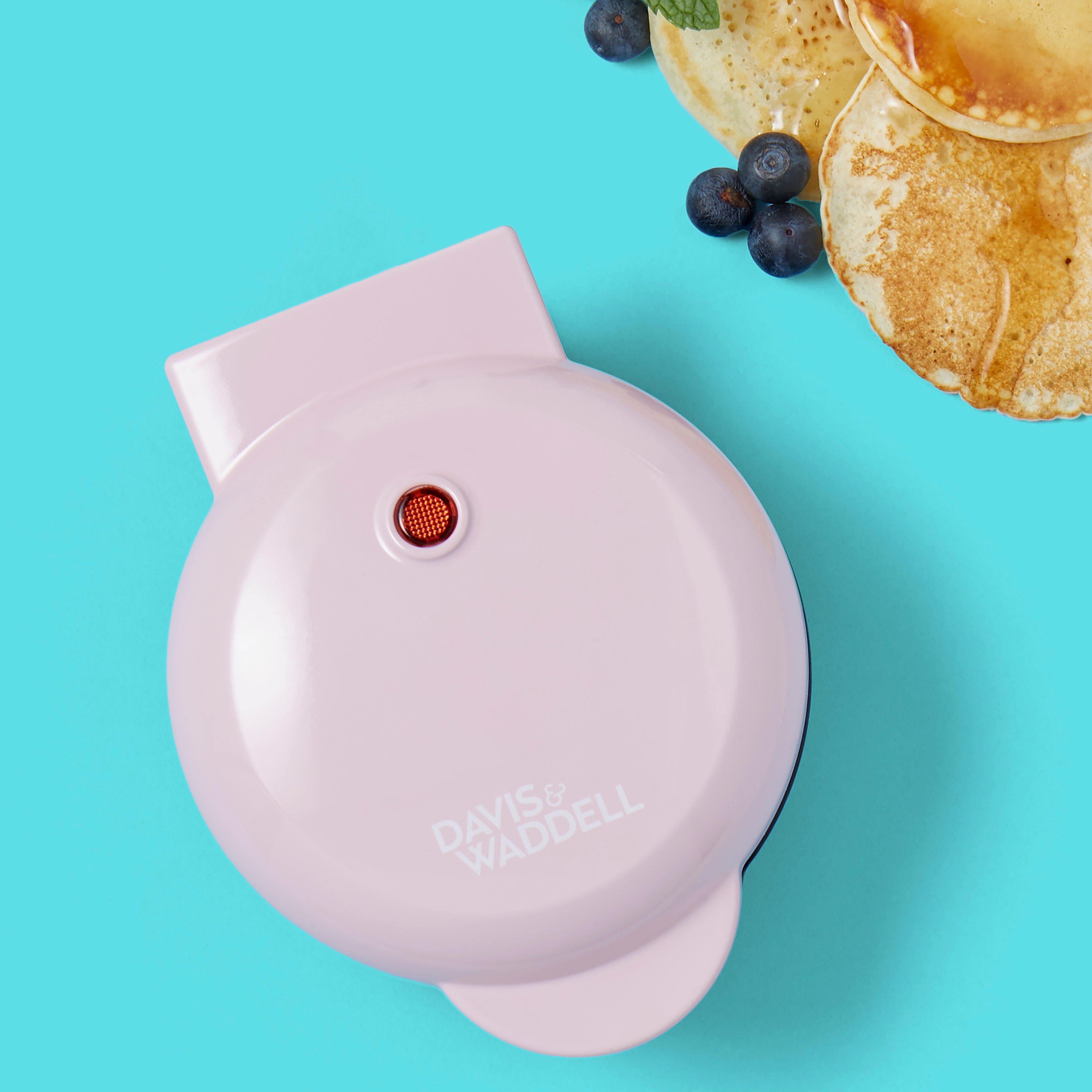 Davis & Waddell Essential Electric Mini Pancake Maker Pink