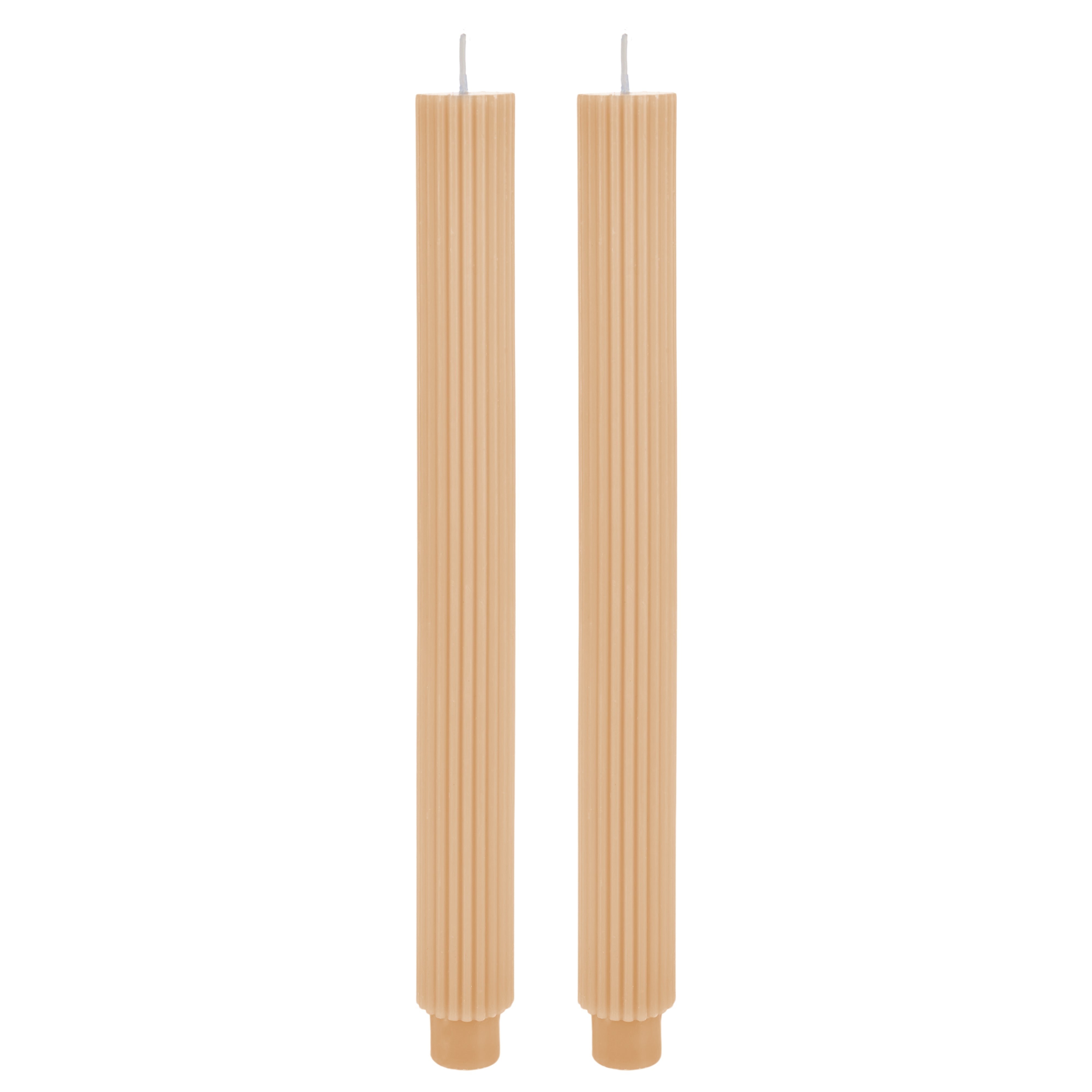 Amalfi Roma Dinner Candle 2 Piece Set Caramel