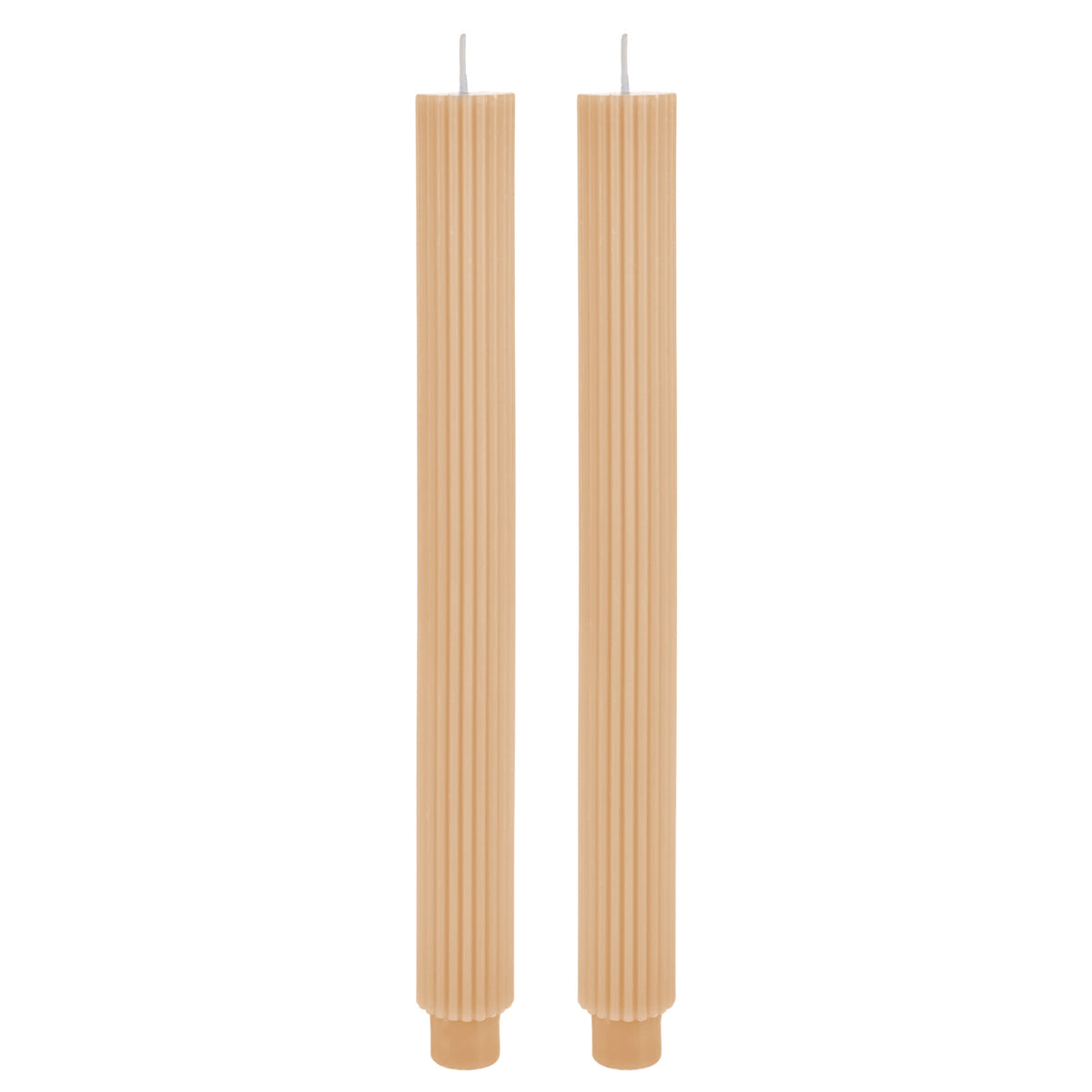 Amalfi Roma Dinner Candle 2 Piece Set Caramel