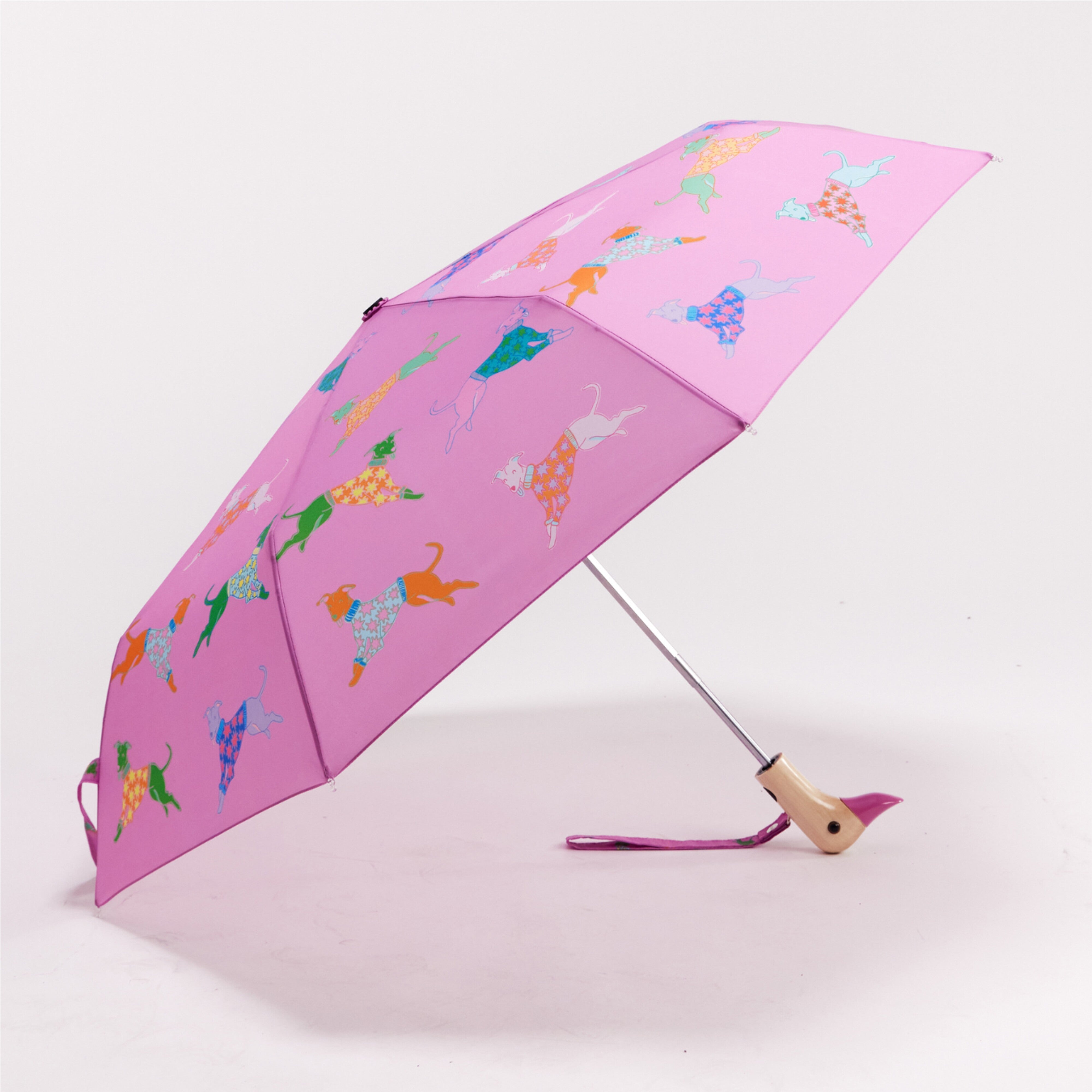 Original Duckhead Duck Umbrella Compact Dogs in Pink