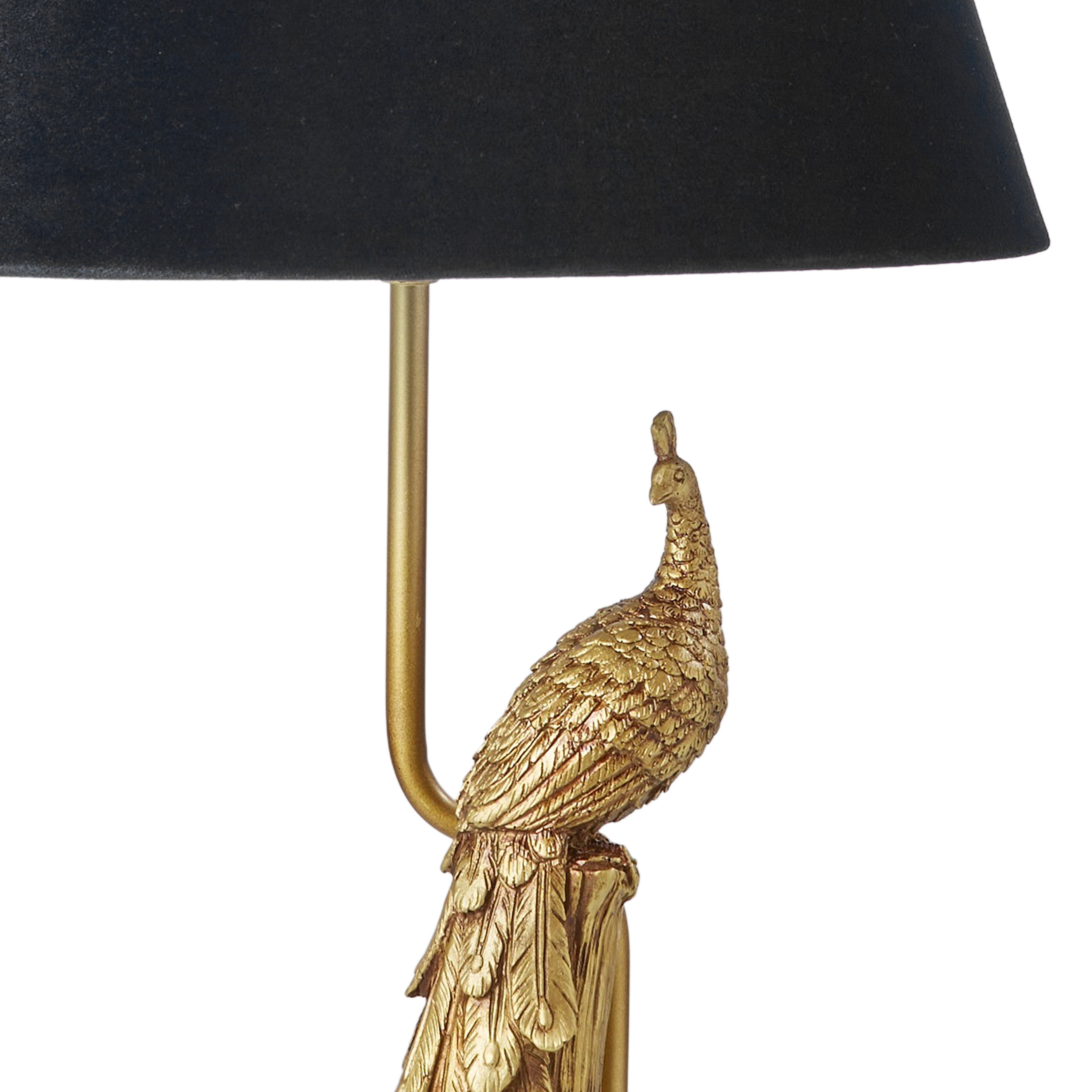 Society Home Peacock Table Lamp
