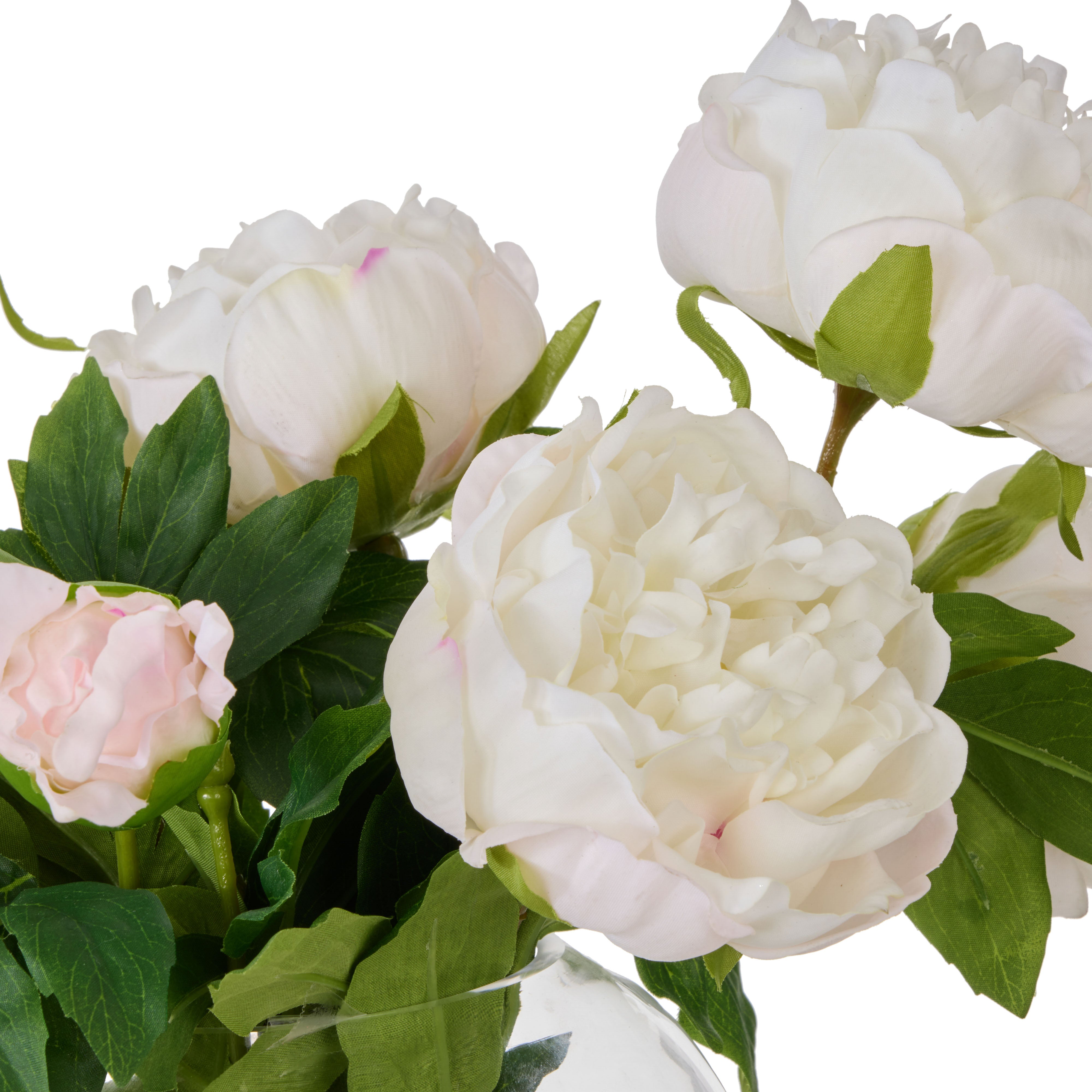 Rogue Peony-Sphere Real Touch White & Pink