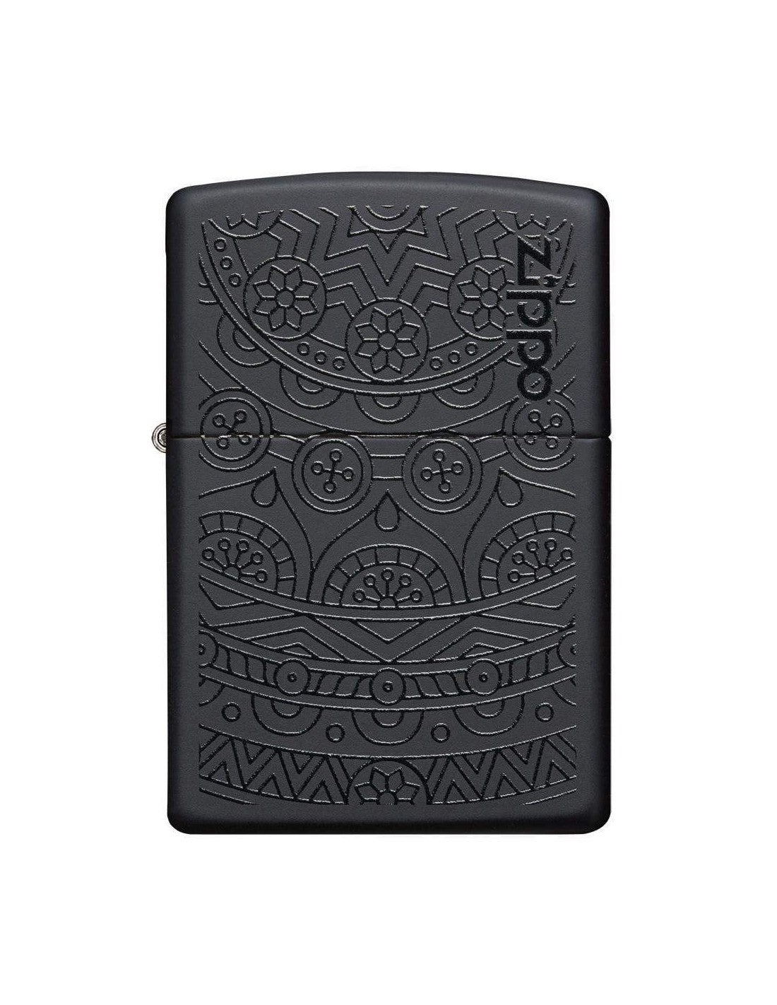 Zippo Swirl Pattern Block Matte Lighter