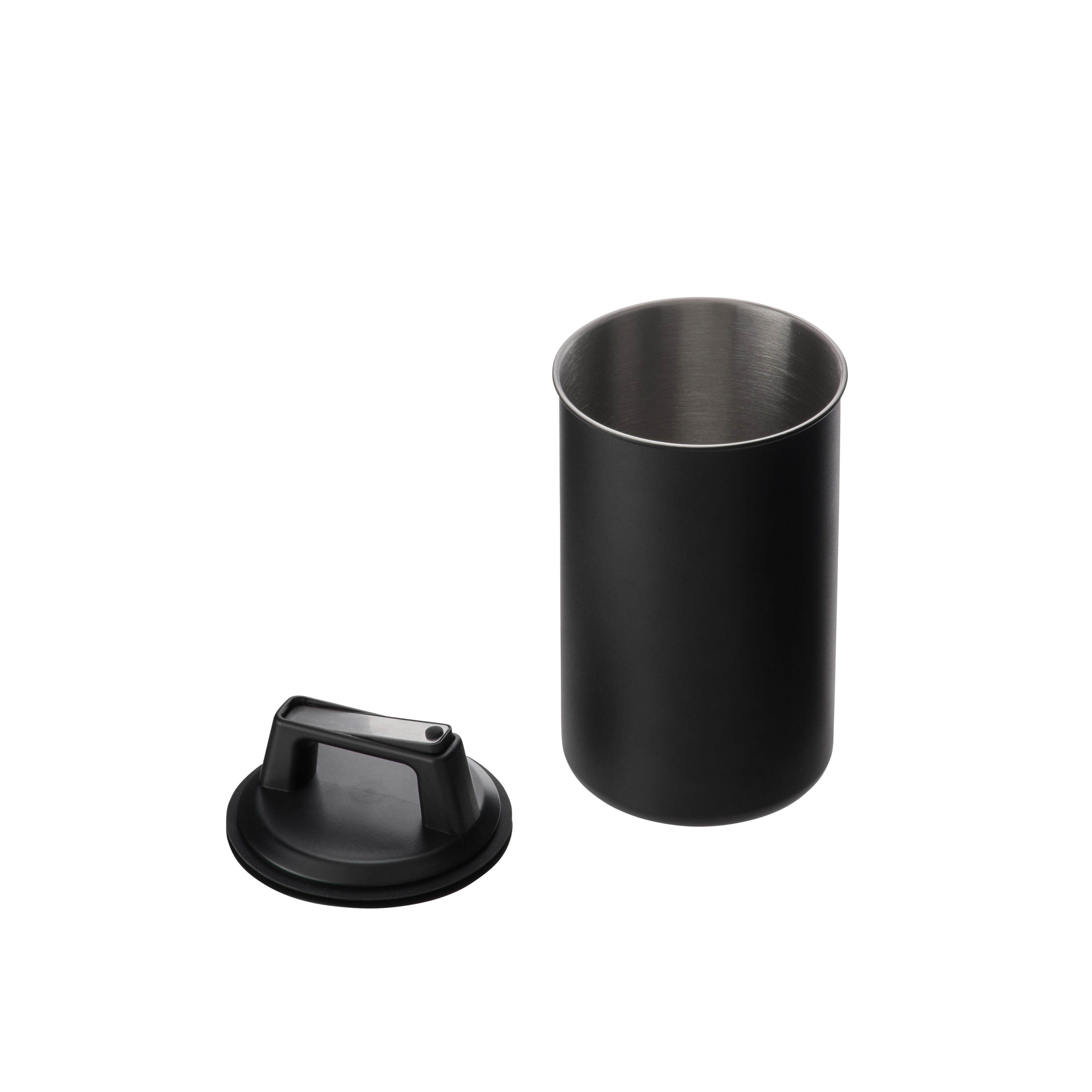 Leaf & Bean Airtight Stainless Steel Canister Medium Black