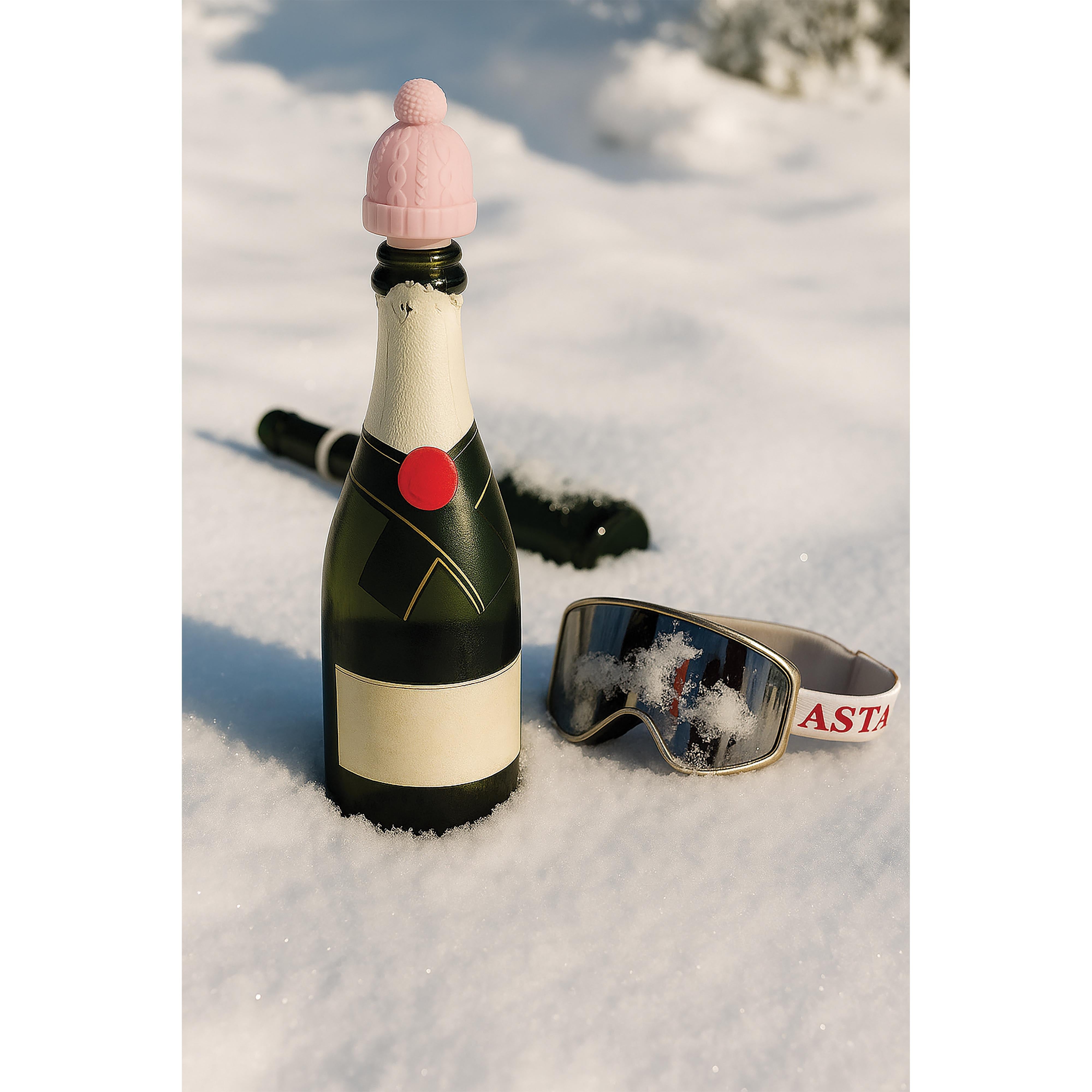 NPW Apres Ski Wine Stopper Pink