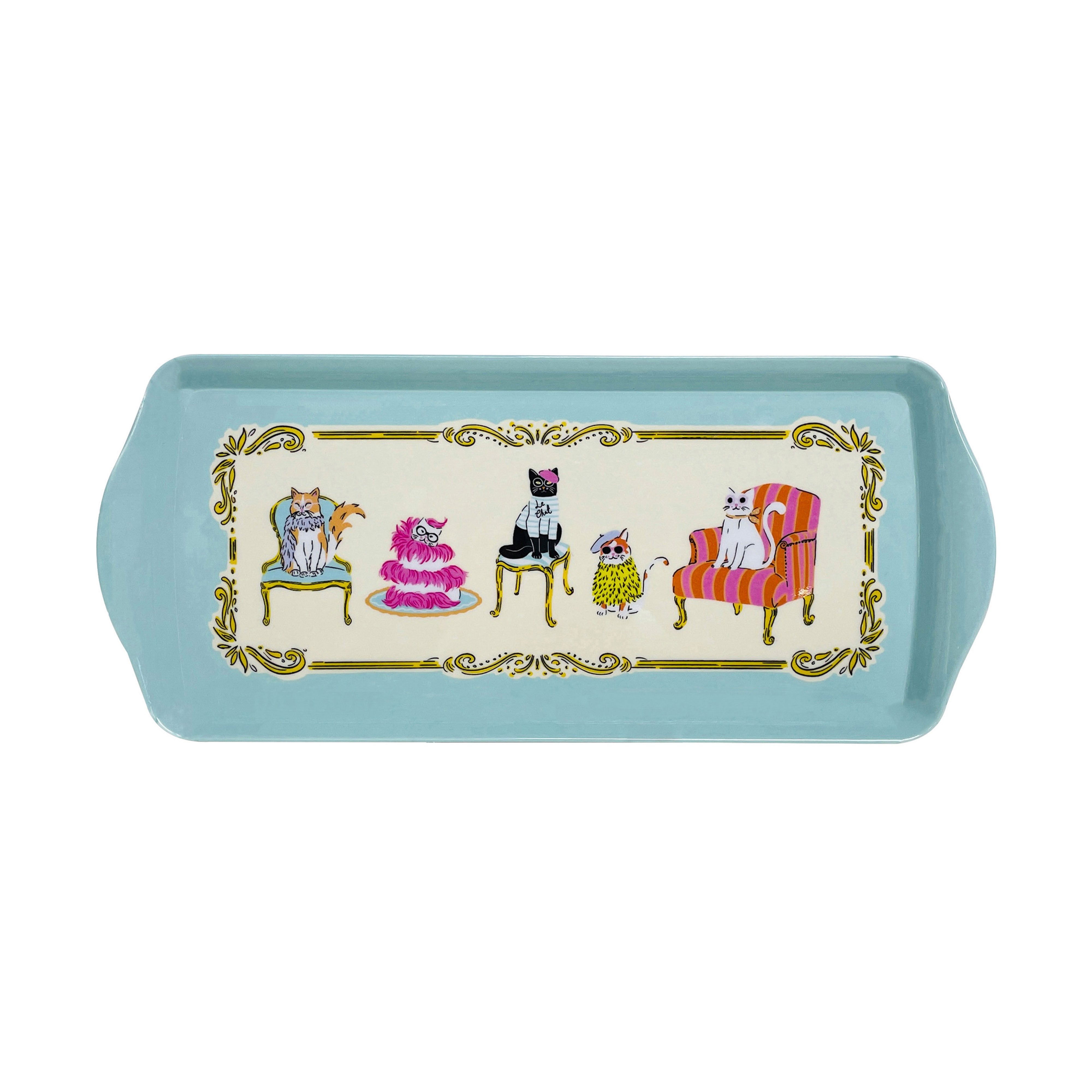 Ulster Weavers Cool Cats Small Tray Multi-Coloured