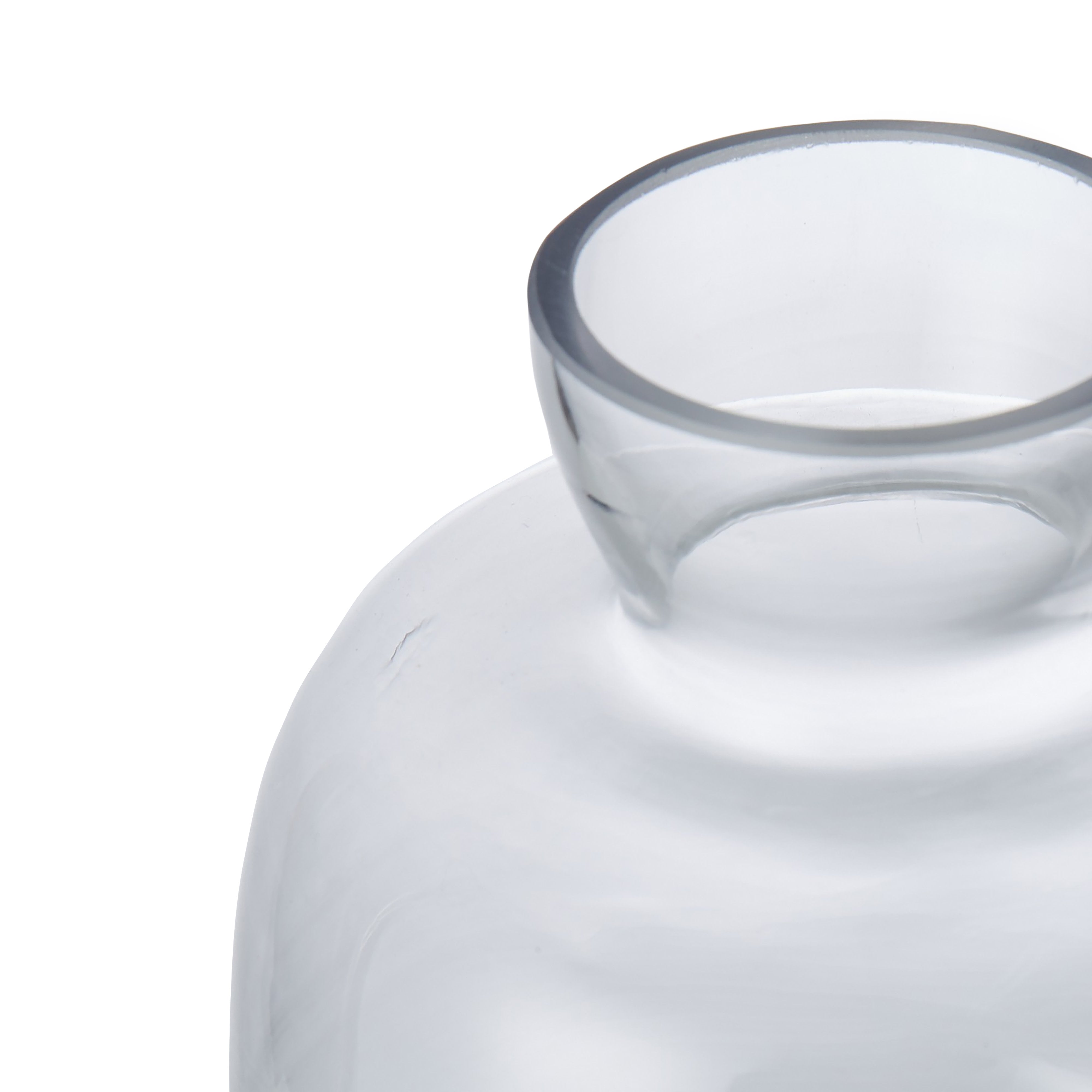 Rogue Clear Glass Vase 9 x 11cm