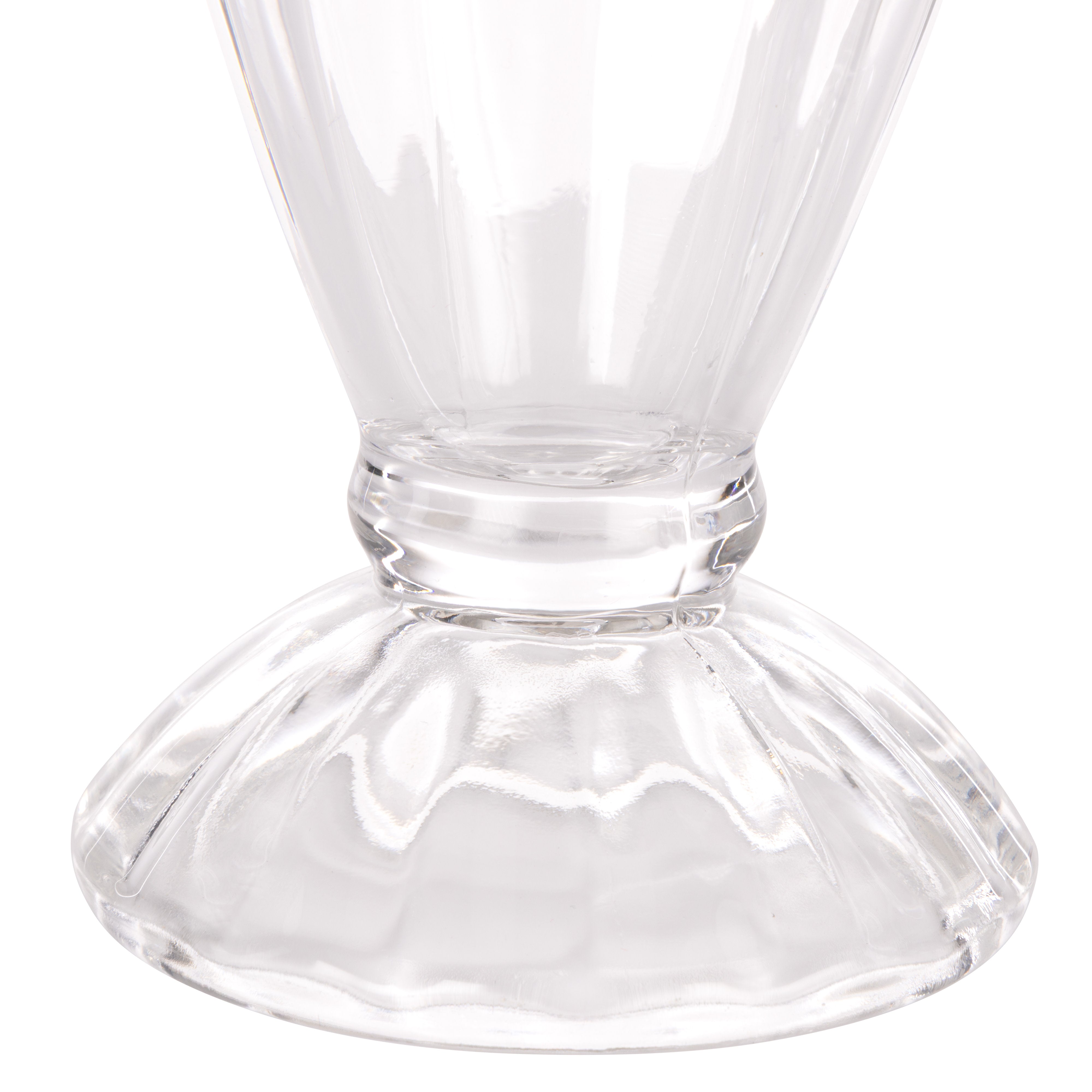 Davis & Waddell Betty Glass Milkshake Glasses 2 Piece Set Clear