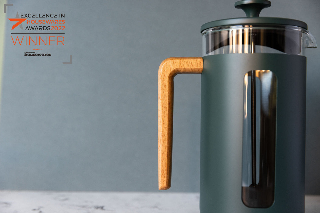 La Cafetière Pisa Stainless Steel Cafetière 8 Cup / 1L (Green)