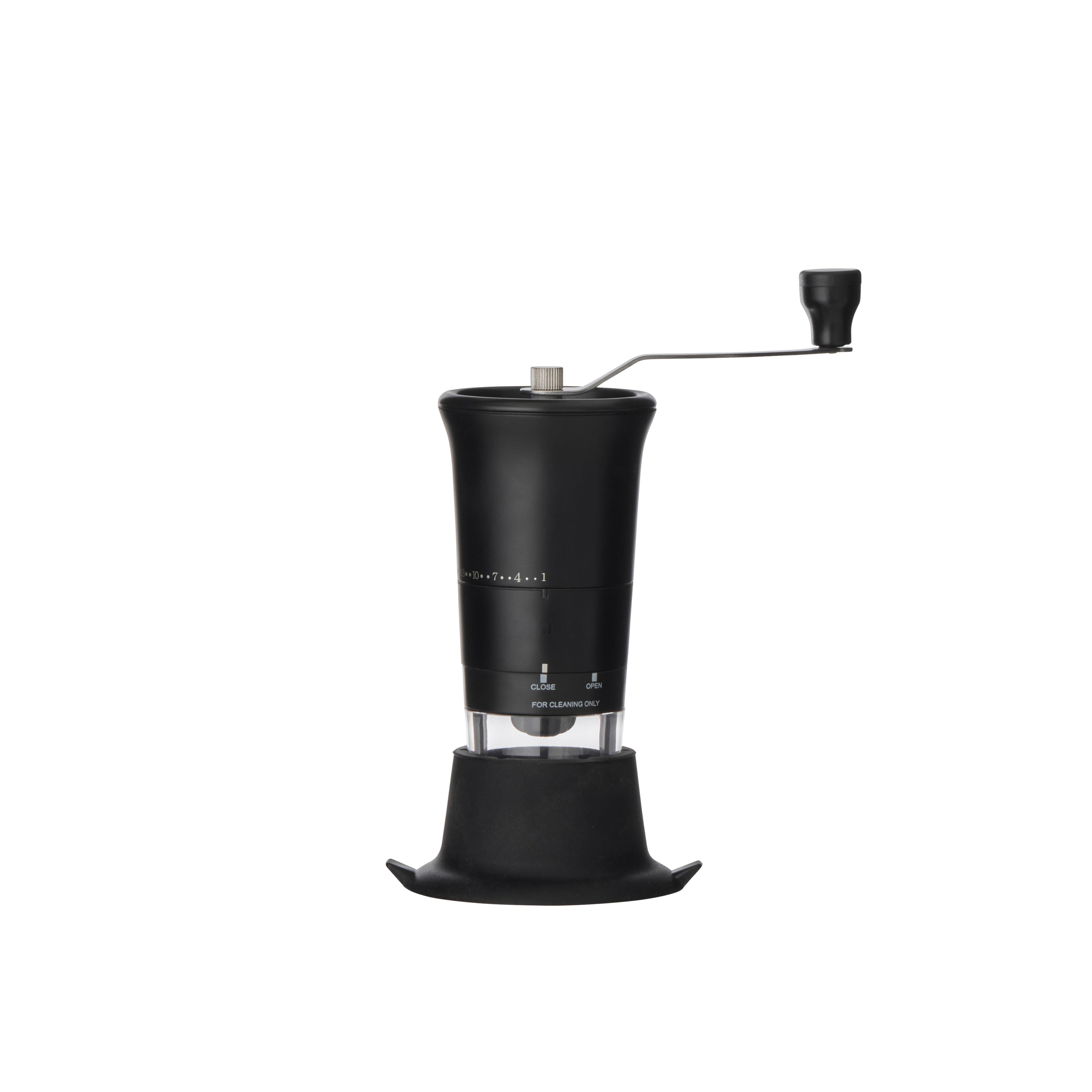 Leaf & Bean Smart Grip Coffee Grinder Stainless Steel & Black