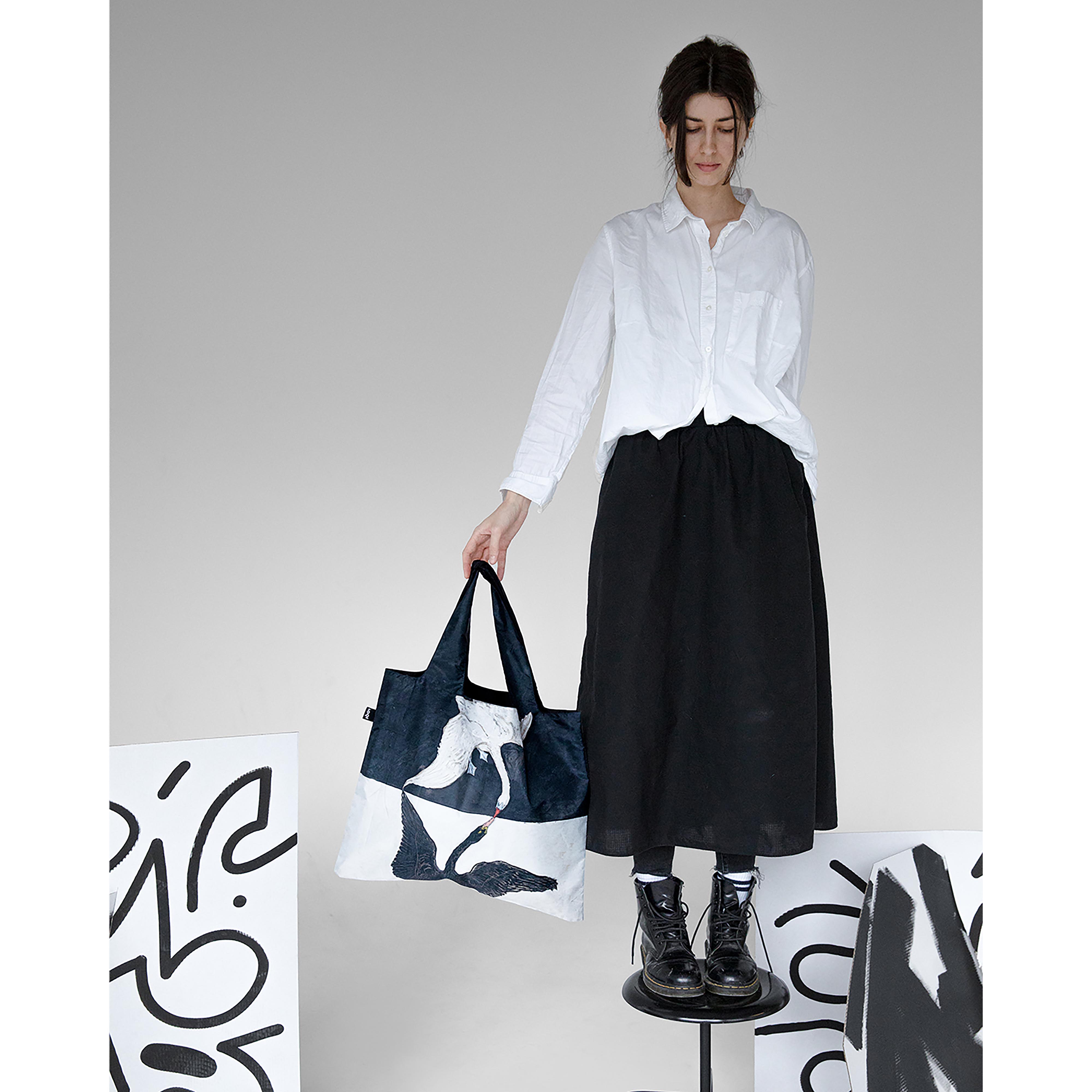 LOQI Hilma af Klint The Swan Tote Bag