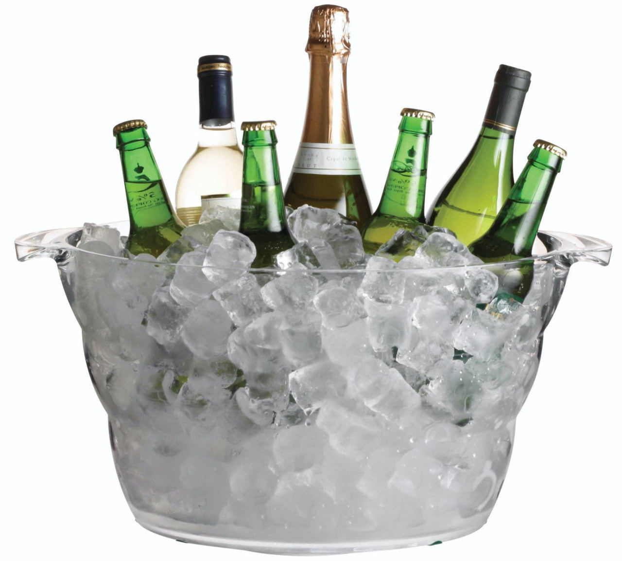 BarCraft Acrylic Large Oval Drinks Pail & Cooler