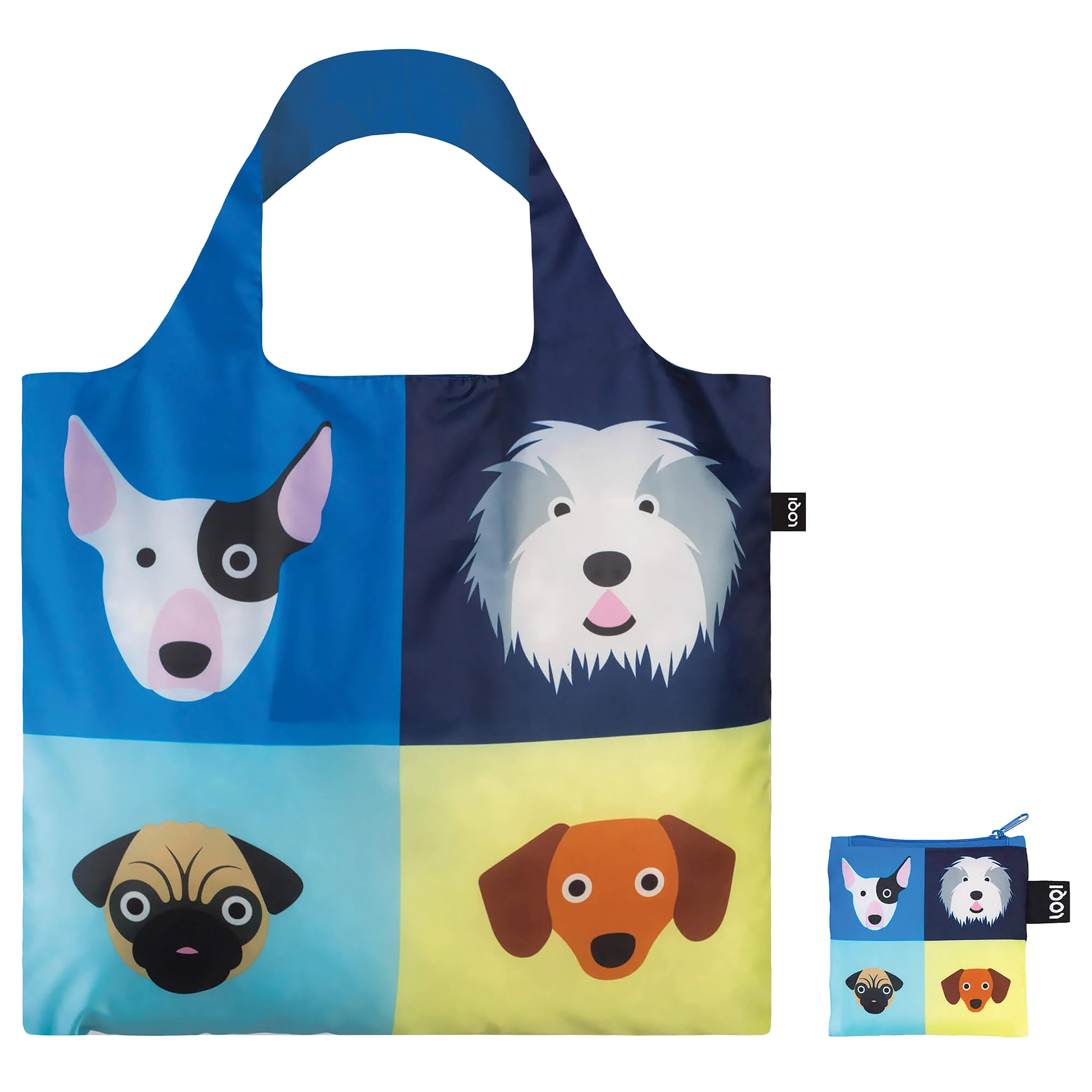 LOQI Stephen Cheetham Dogs Tote Bag