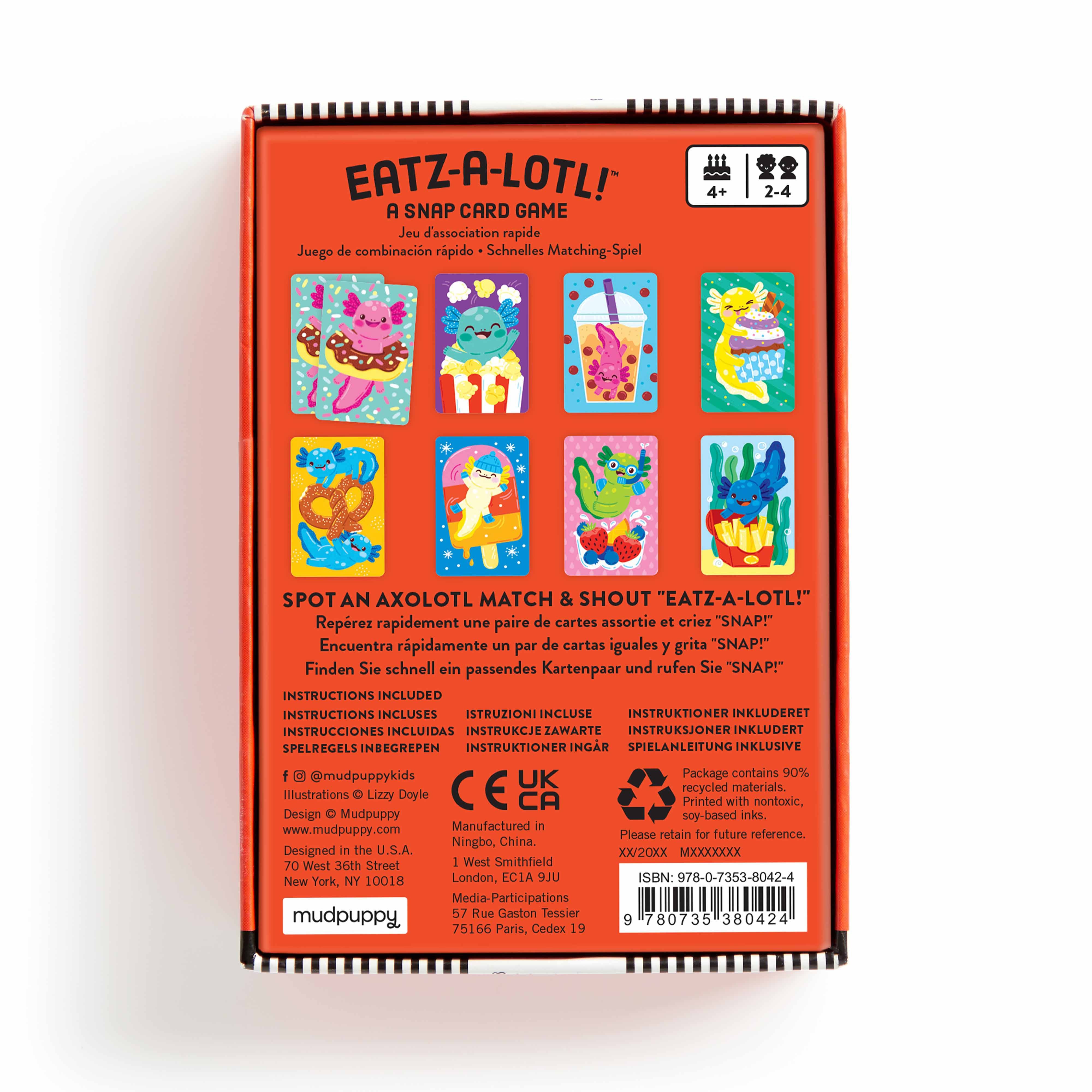 Mudpuppy Eatz-a-lotl Card Game