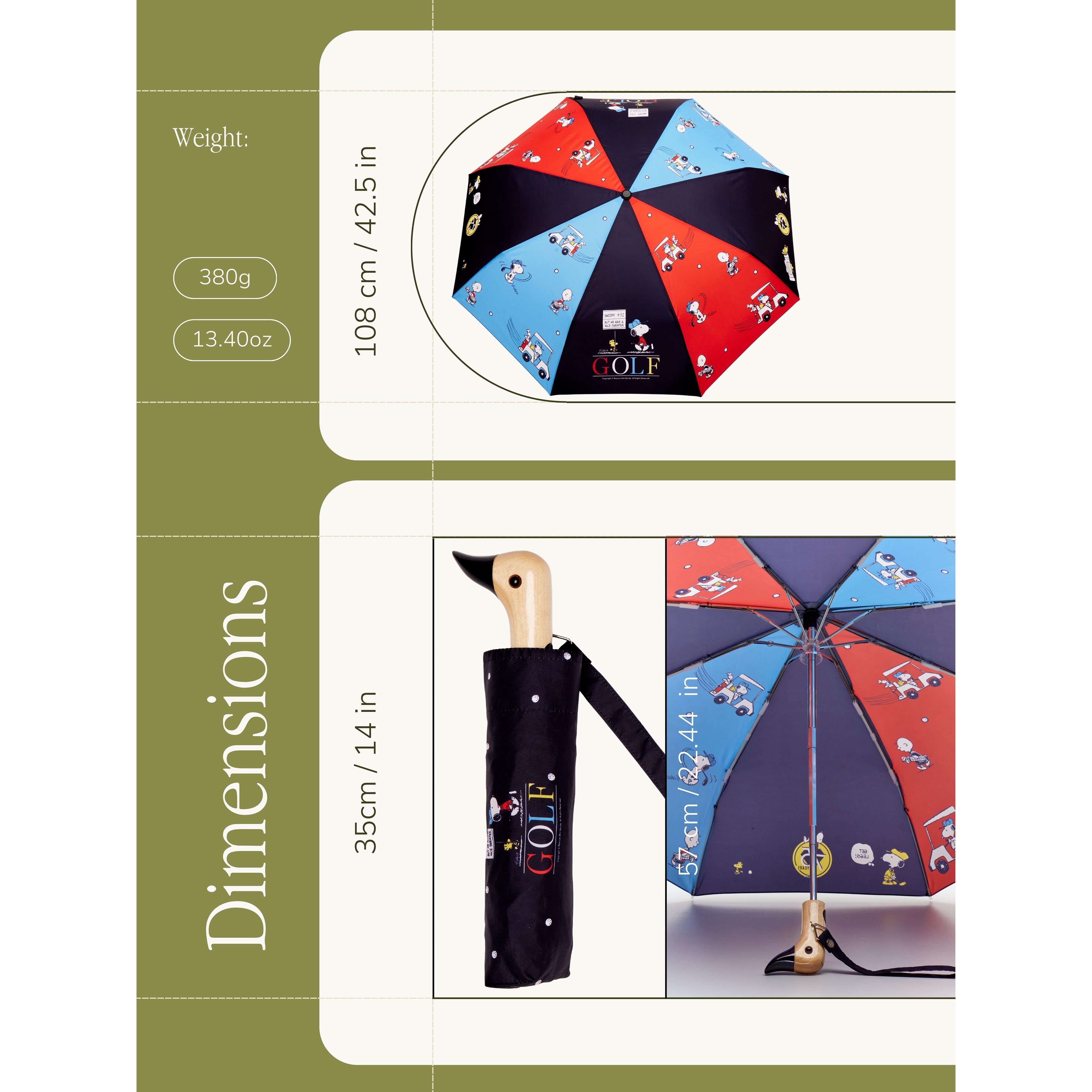 Original Duckhead Duck Umbrella Compact Peanuts Golf
