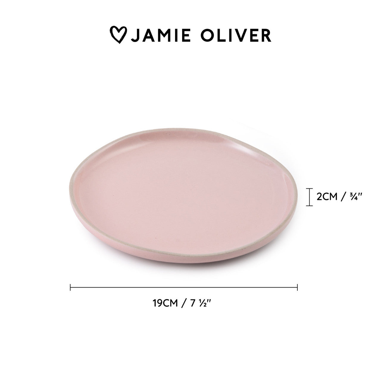 Jamie Oliver Big Love 19cm Little Plates Set of 4 Mixed Colours
