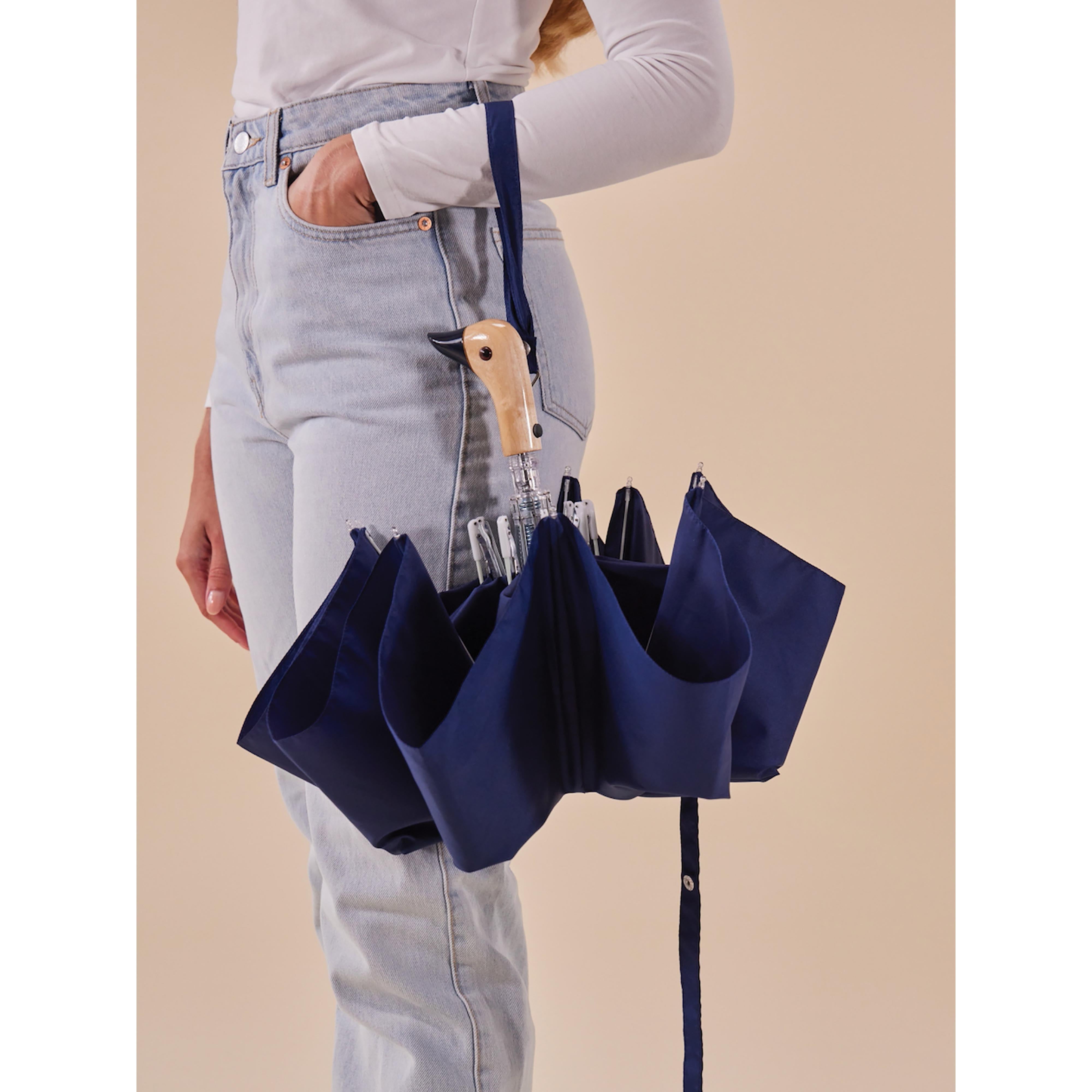 Original Duckhead Duck Umbrella Compact Navy Blue