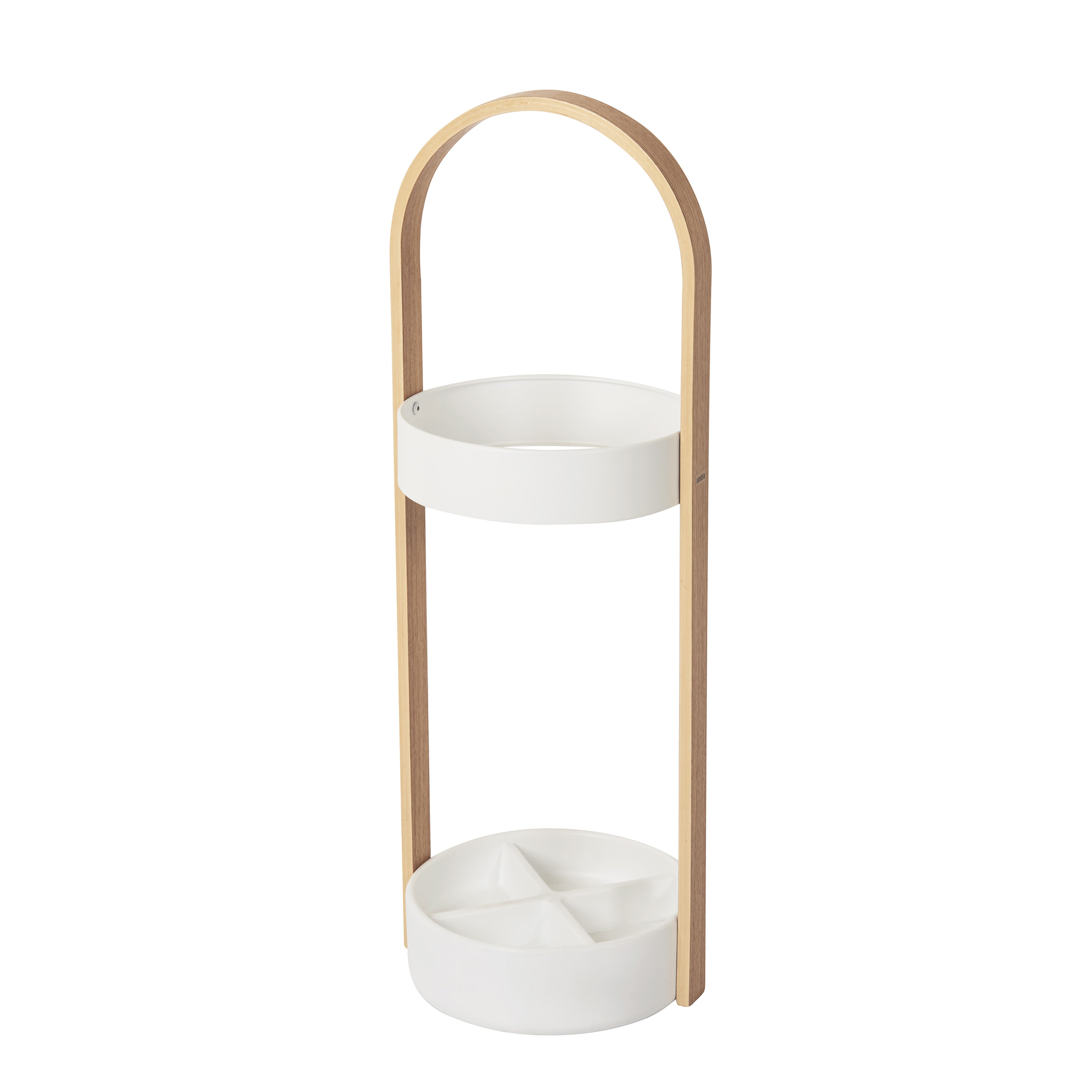 Umbra Bellwood Umbrella Stand White & Natural
