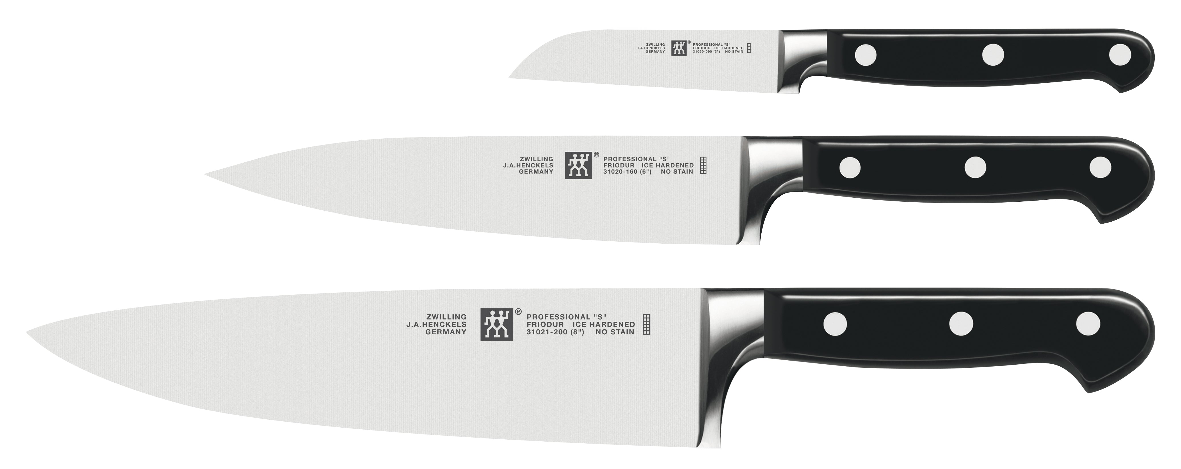 Zwilling Professional S 3-Piece Knife Set