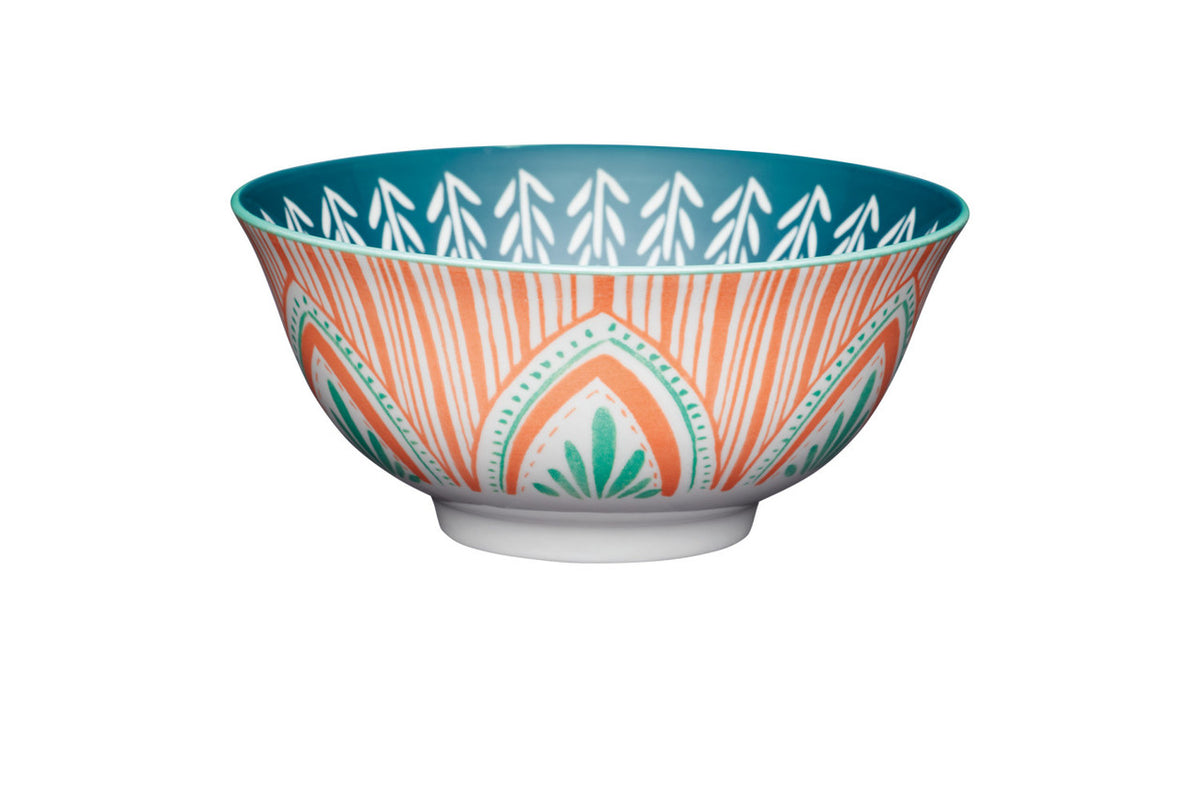 Mikasa Glazed Stoneware Bowl 15.5cm (Mixed Folk)