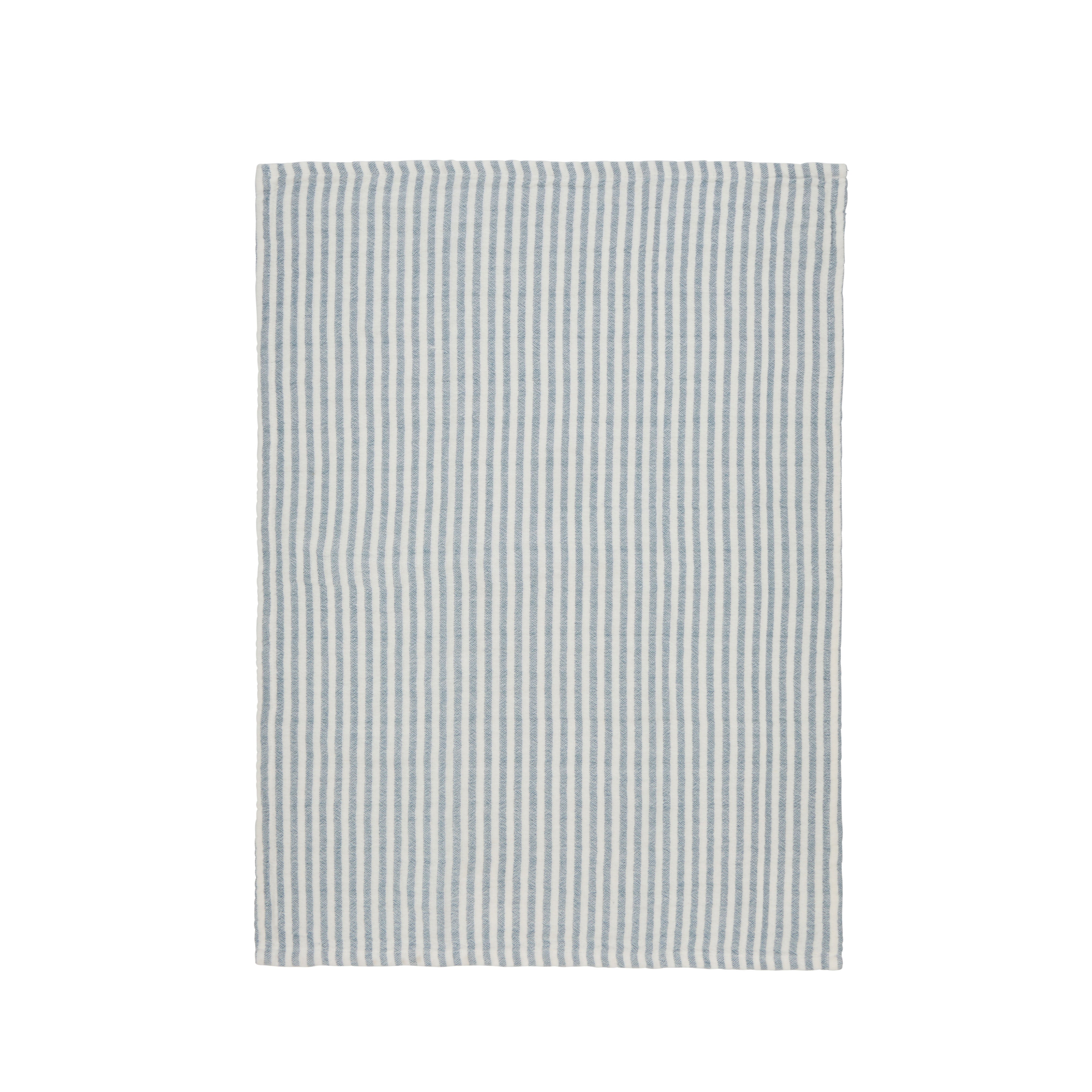 Davis & Waddell Heritage Stripe Cotton Tea Towel 2 Piece Set Blue & White