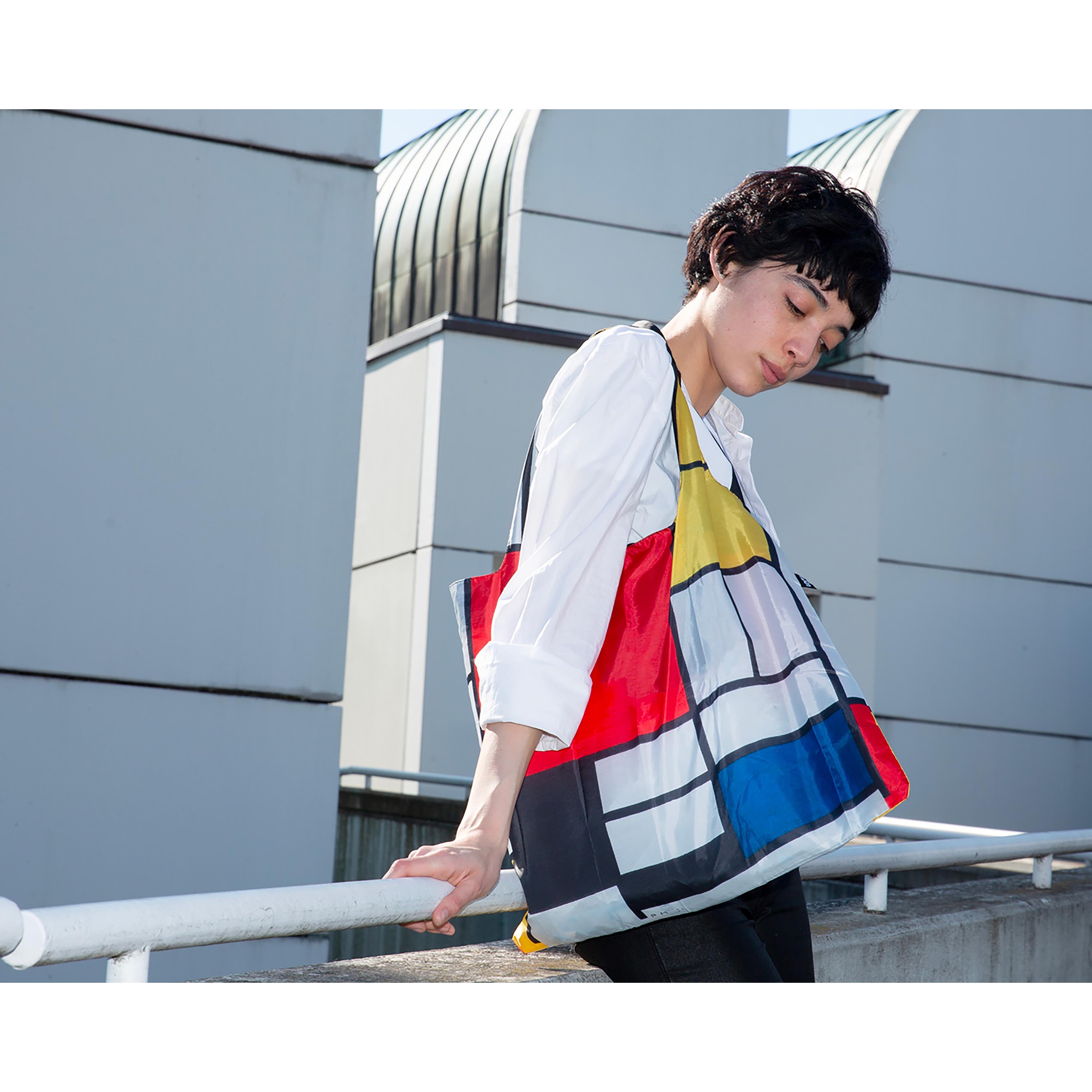 LOQI Mondrian Composition Tote Bag