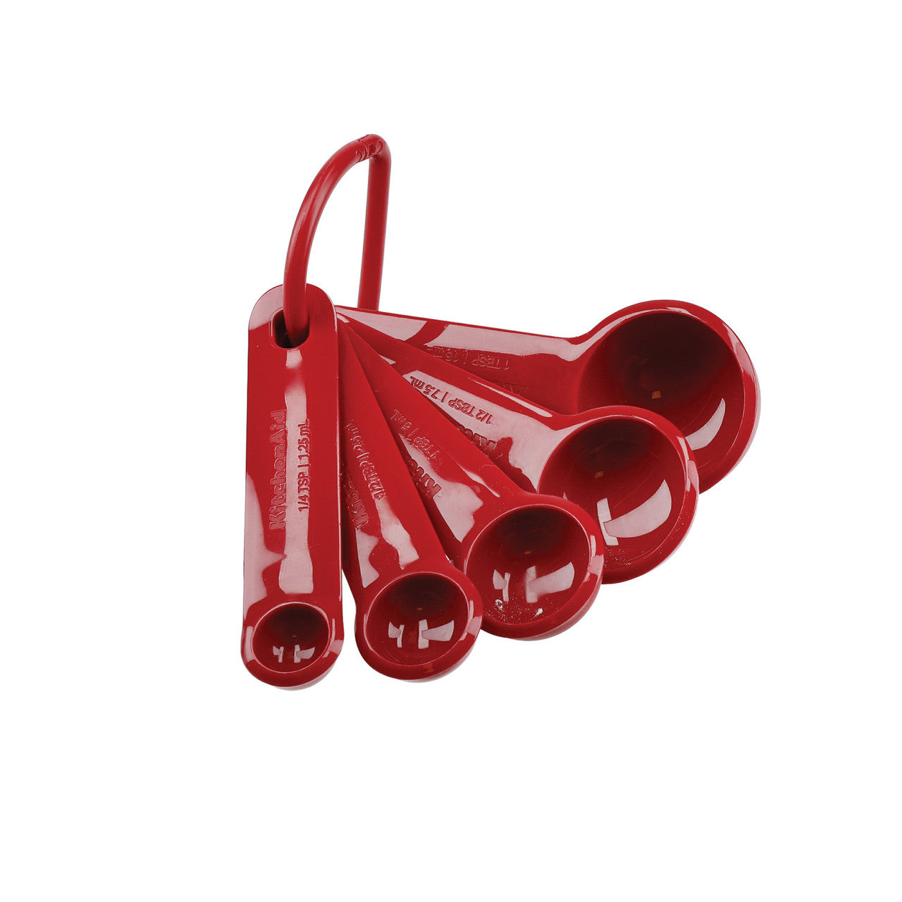 KitchenAid 5 Piece Measuring Spoon Set (Empire Red)