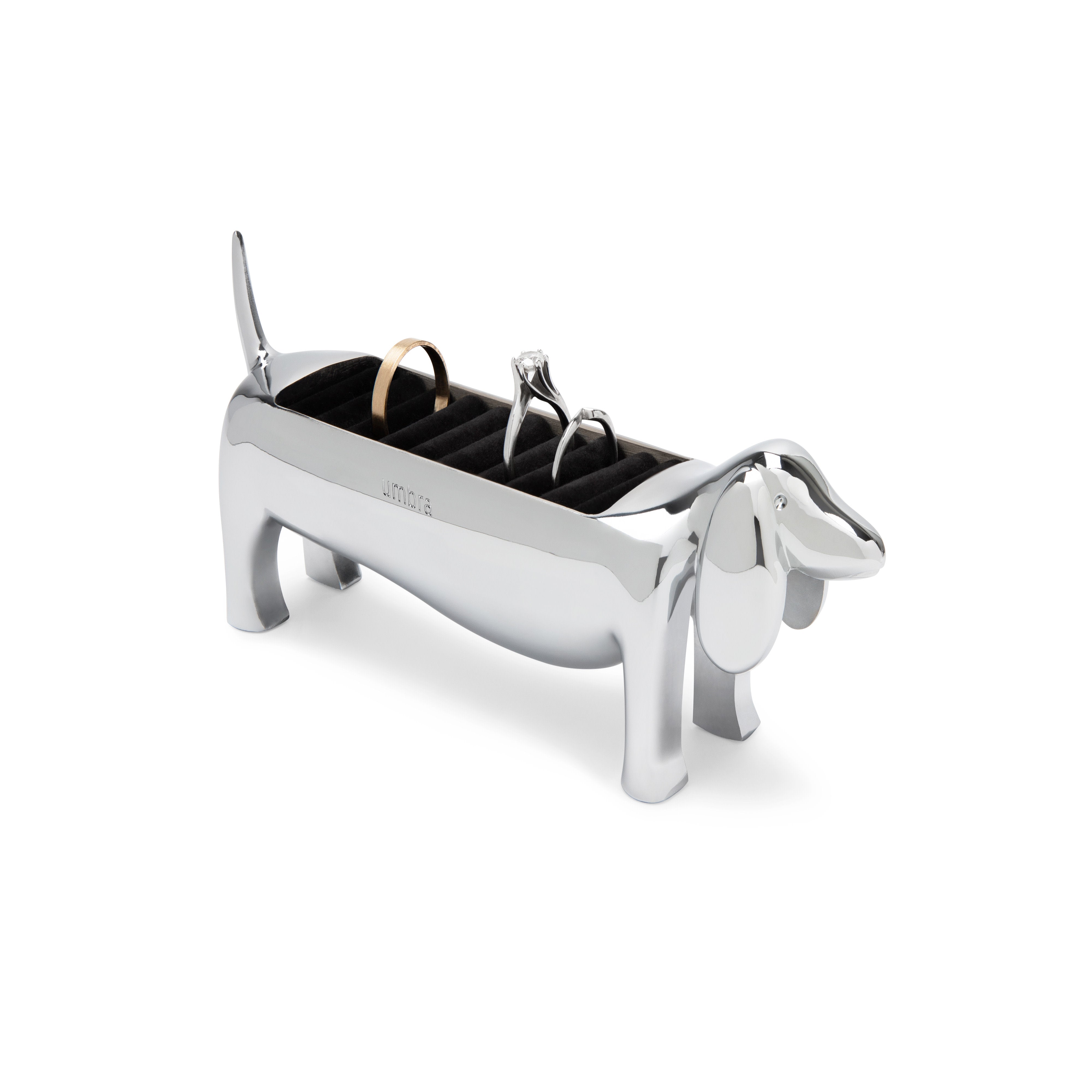 Umbra Dachsie Ring Holder Chrome