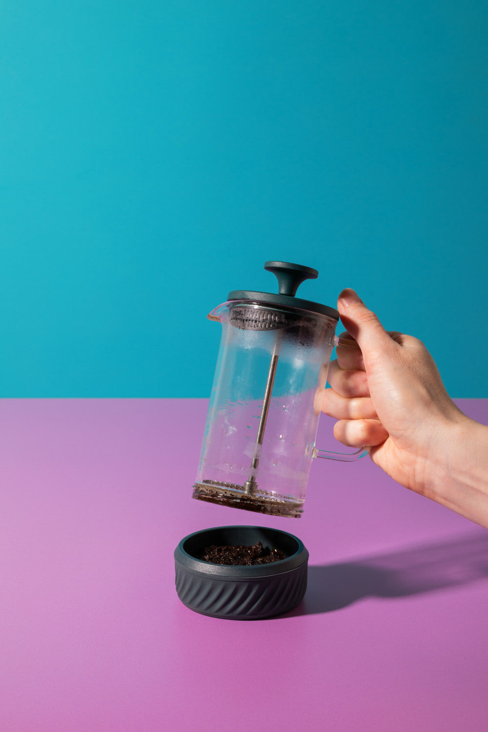 La Cafetière Zero Glass Cafetière 8 Cup / 1L (Green)