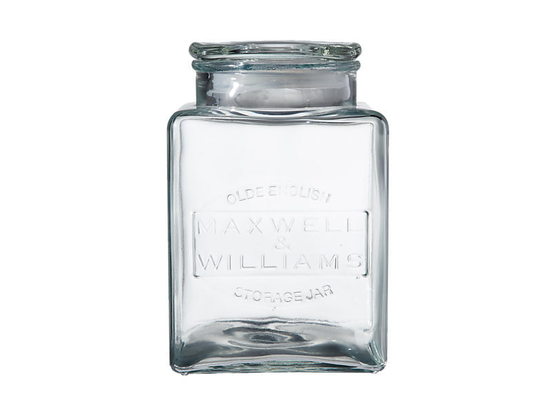 Maxwell & Williams Olde English Biscuit Jar 2.5 Litre Clear