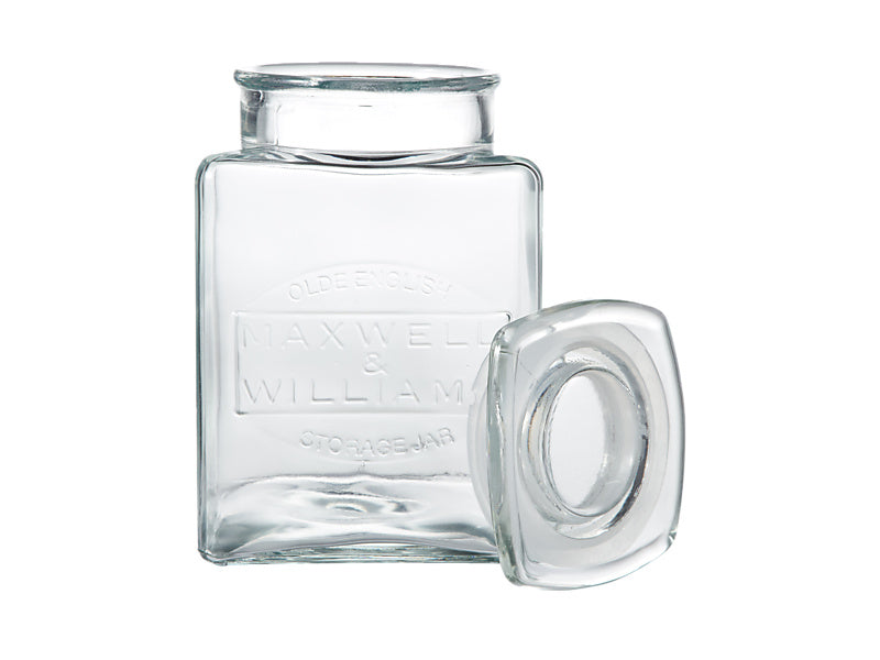 Maxwell & Williams Olde English Biscuit Jar 2.5 Litre Clear