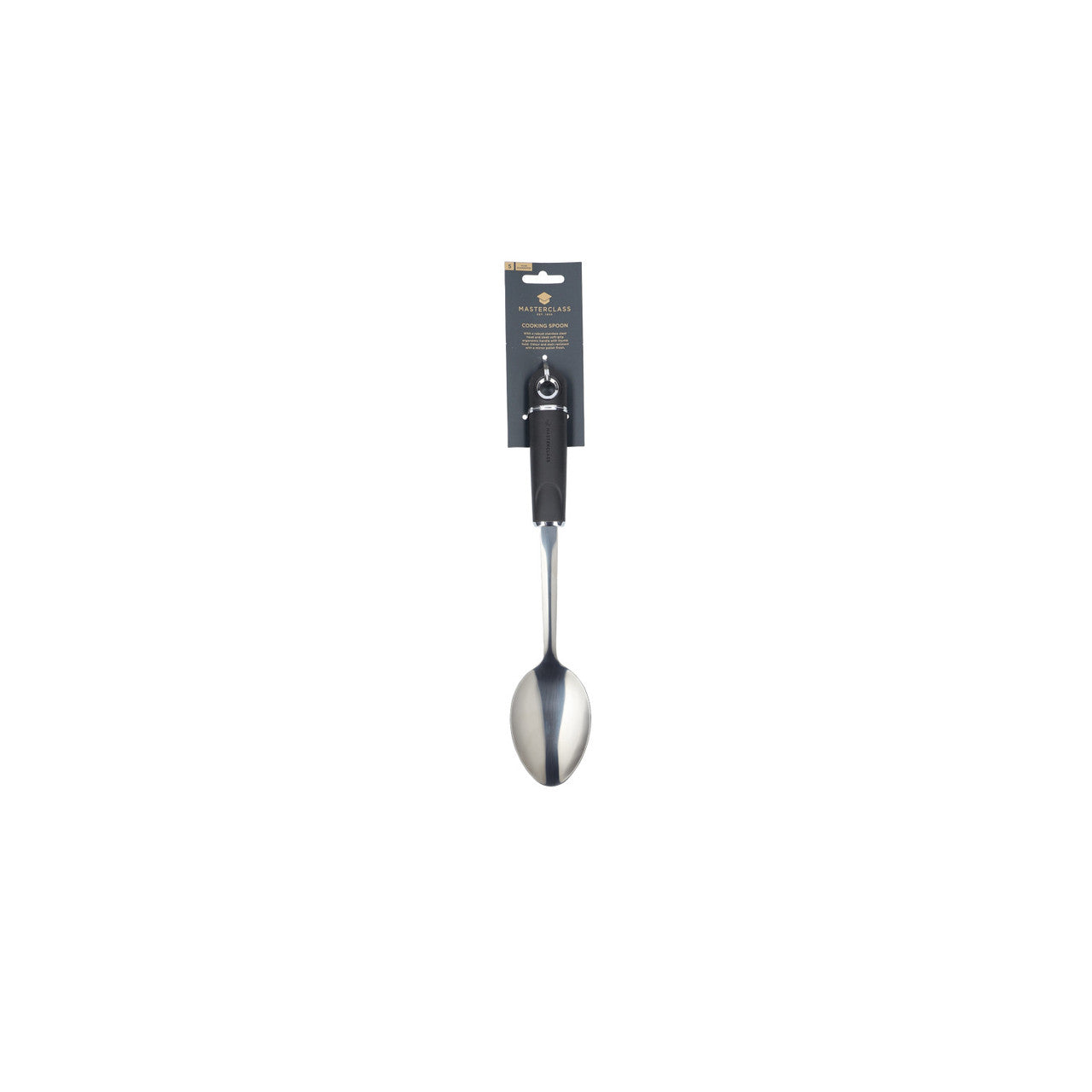 MasterClass Soft Grip Stainless Steel Cooking Spoon