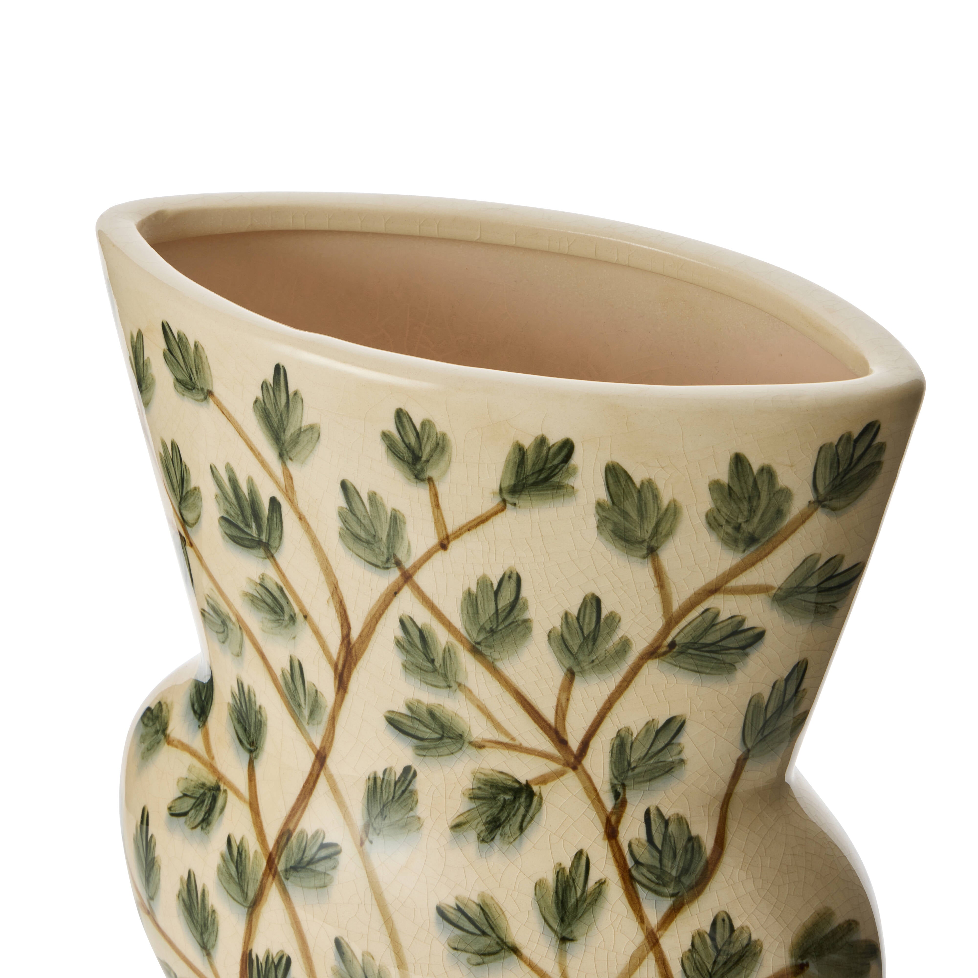 Society Home Florien Vase Natural & Green