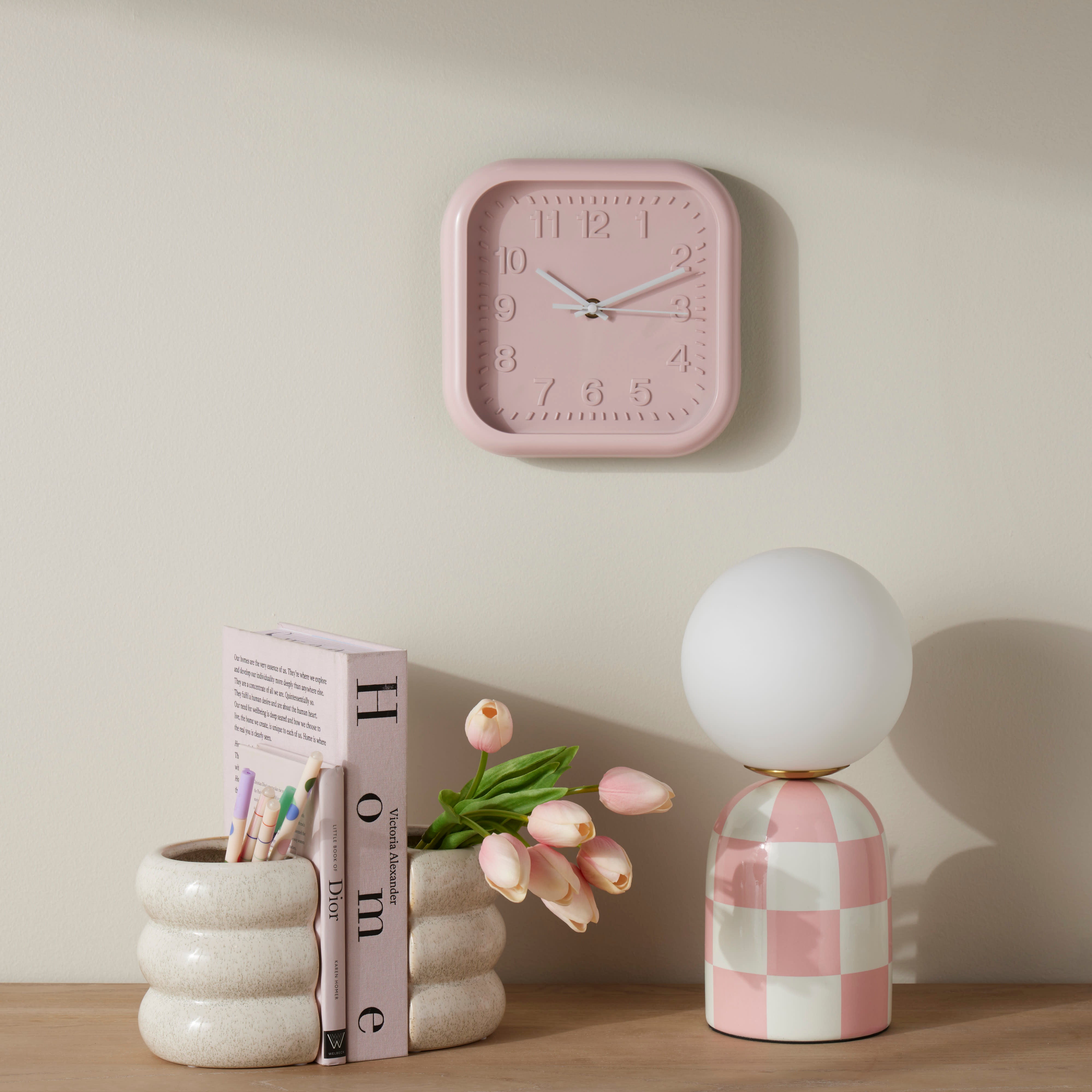 Emporium Ripley Planter Bookends 2 Piece Set Cream Reactive Glaze